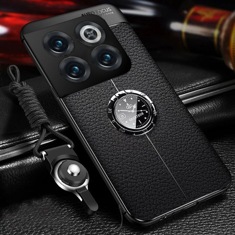 Million Cases Leather Craft Clock Inspired Case - OnePlus - view 4
