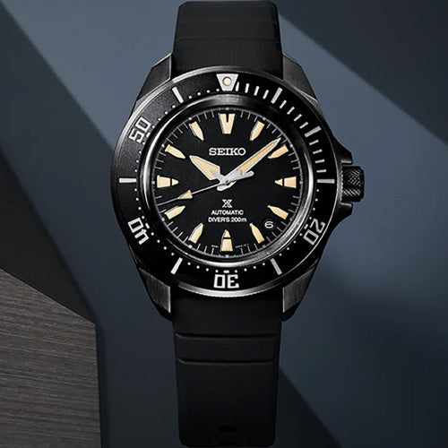 Seiko Prospex 4R Full black ‘Shog-urai’ Diver's Date Black Dial 41.7mm Men SRPL15K1 - view 4