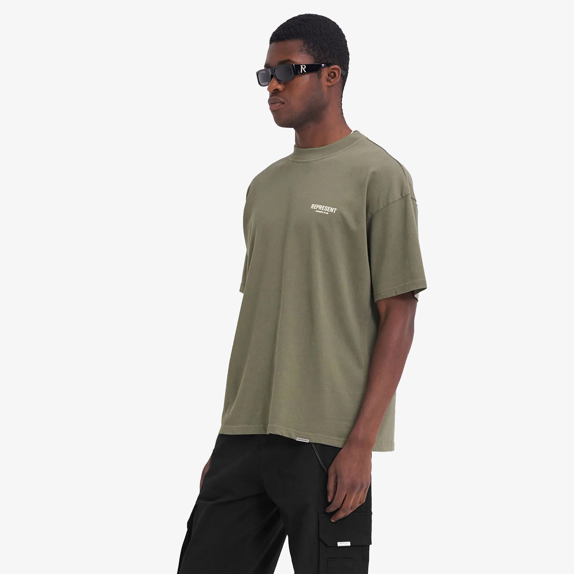 Represent | OWNERS CLUB T-SHIRT { OLIVE - view 2