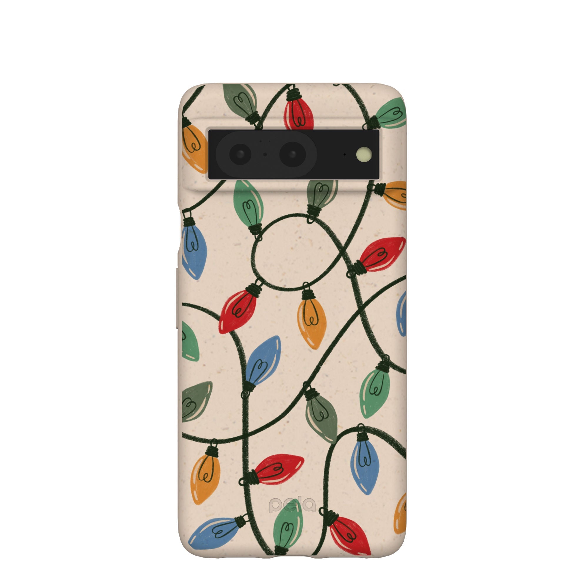 Pela Case Seashell Holiday Lights Google Pixel 8 Case