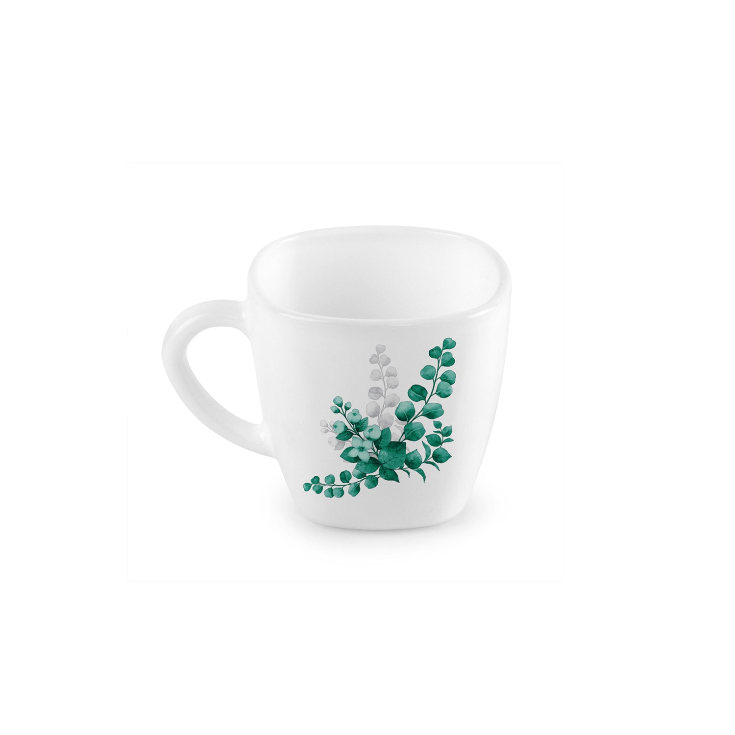 Cello Imperial Aqua Leaves 6 Pieces Vogue Mug