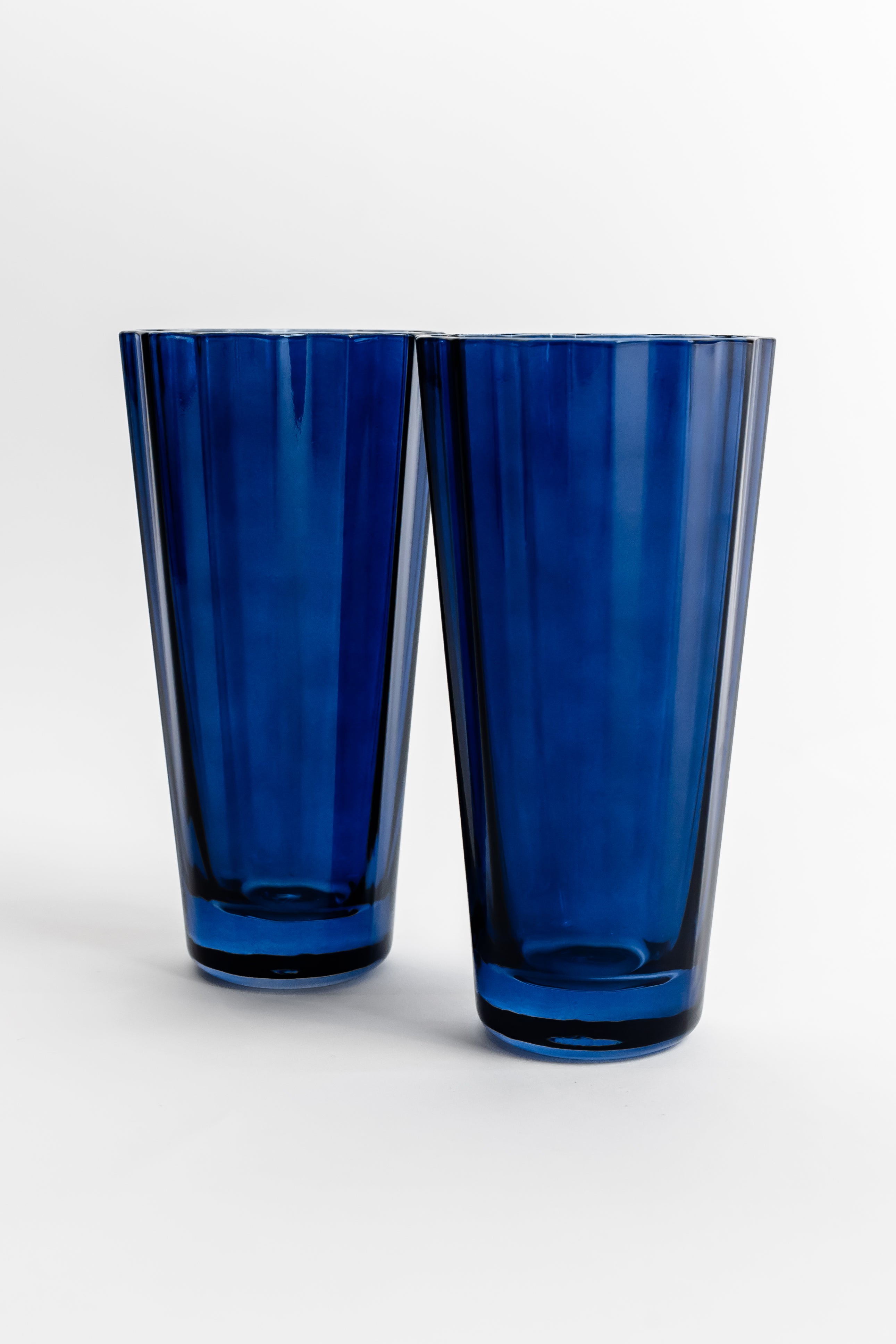 Estelle Colored Glass Estelle Colored Sunday High Balls - Set of 2 {Midnight Blue}