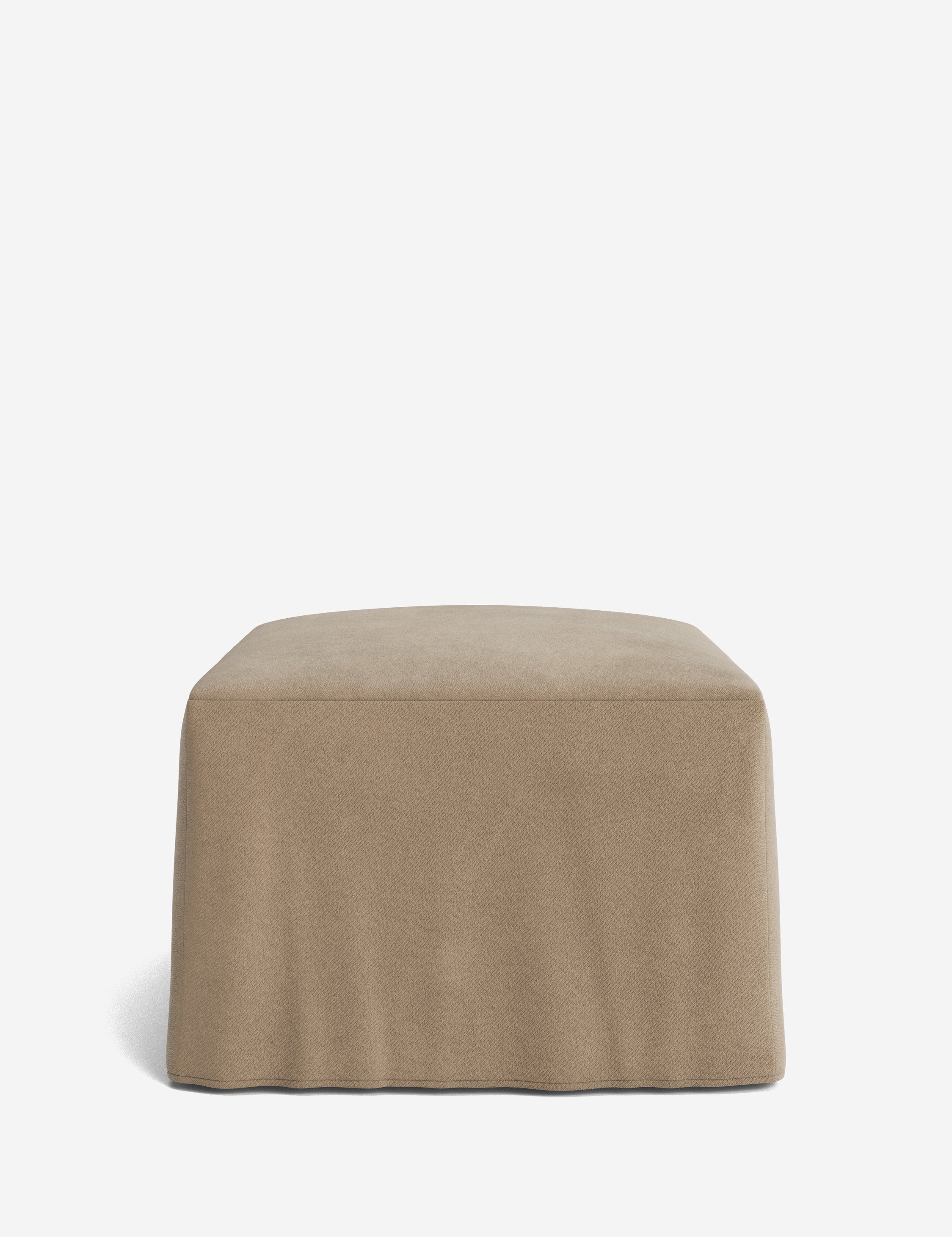 Lulu and Georgia Portola Slipcover Ottoman - view 131
