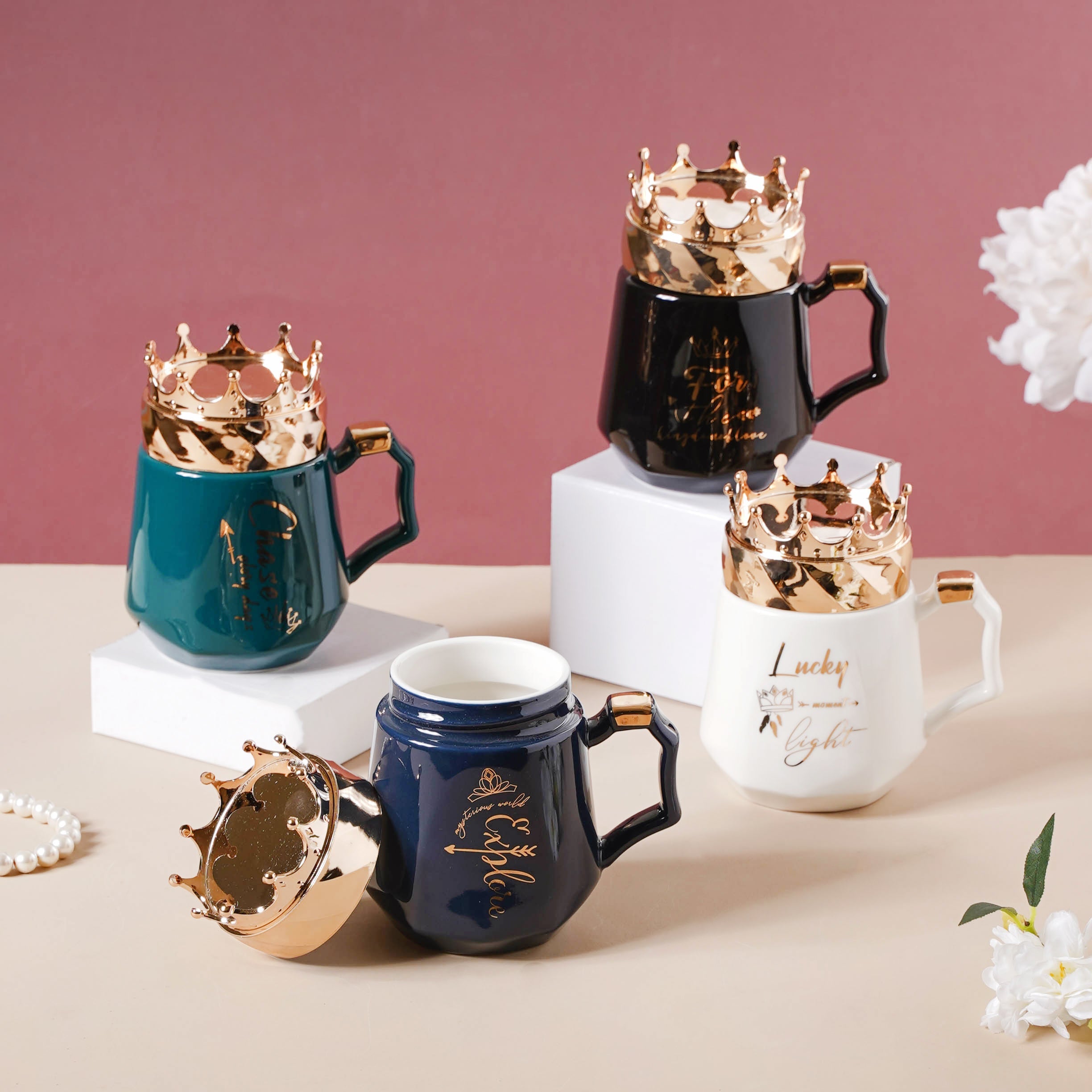 Nestasia Mug With A Crown Lid - view 3