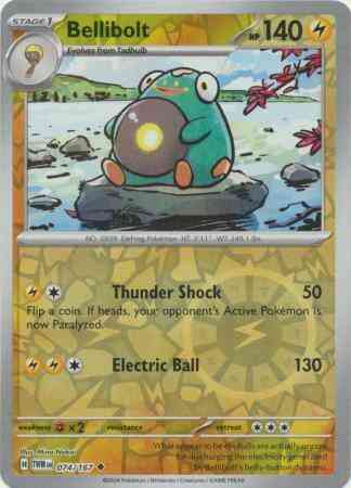 Uncommon sv06-074 reverse – Pokémon Bellibolt - 074/167 - Uncommon [sv06-074] [Reverse Holo]