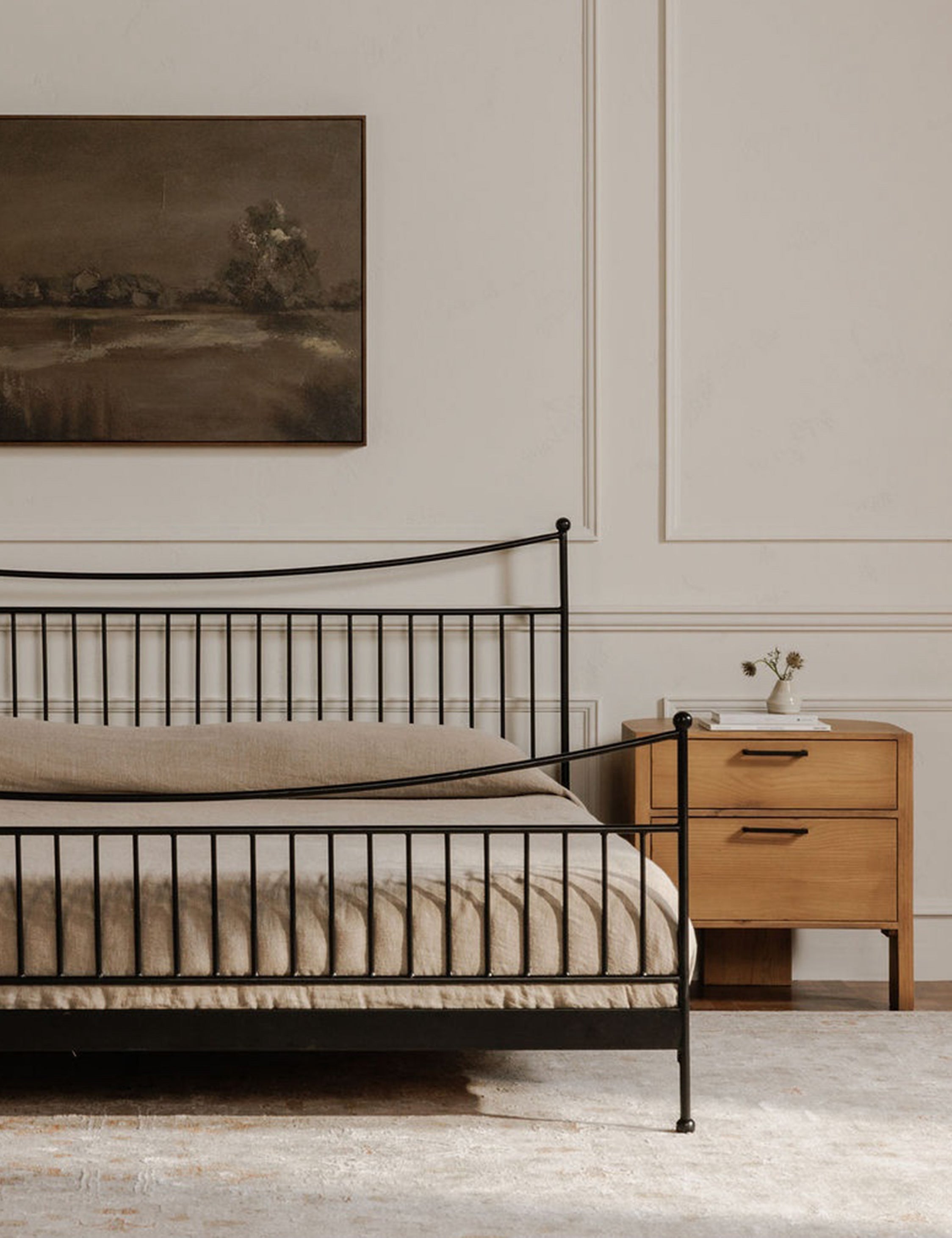 Lulu and Georgia Sylvie Platform Bed – Black - view 2