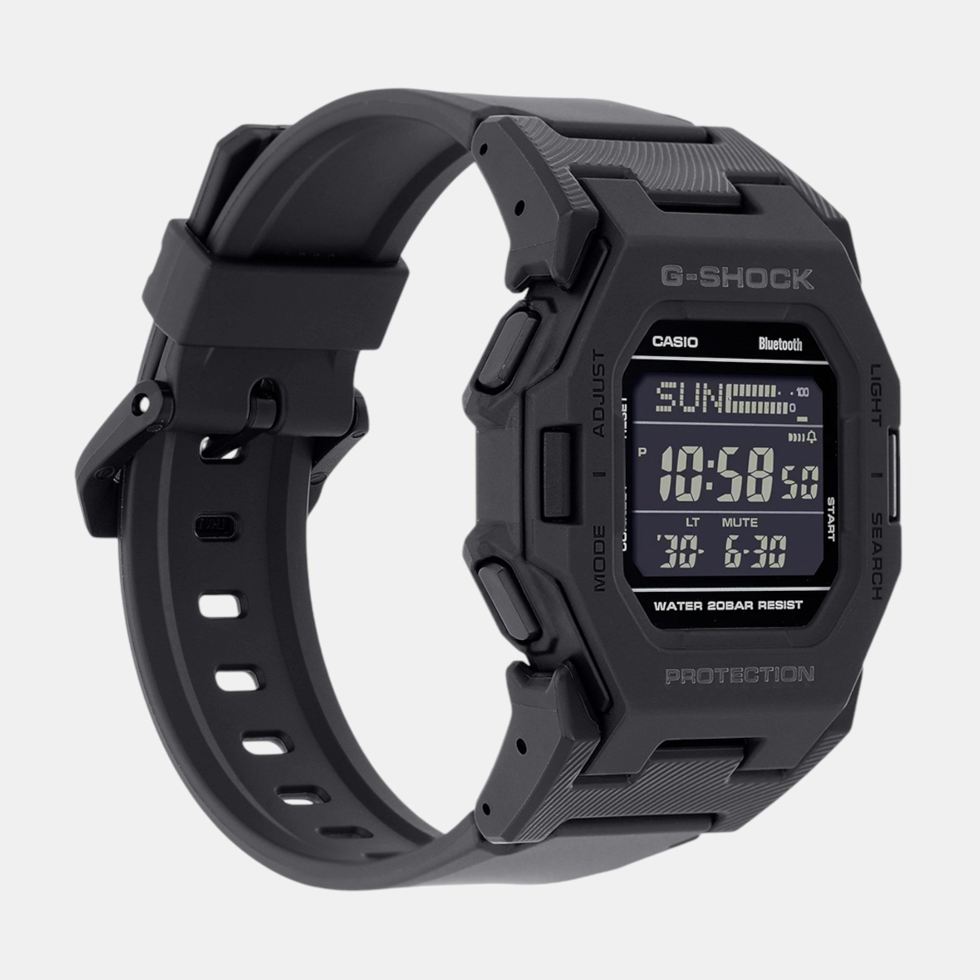 Casio G-Shock Men Quartz Black Dial Digital Resin Watch G1555 - view 2