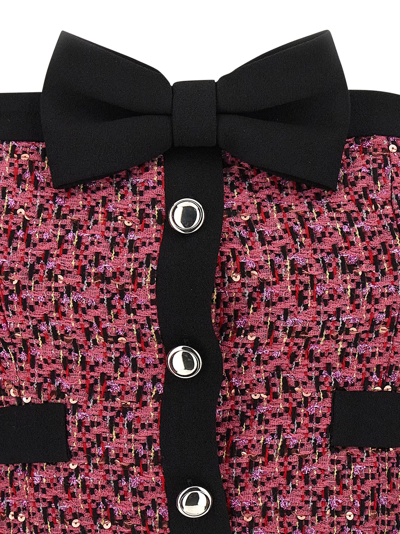 Alessandra Rich Tweed Top - view 4