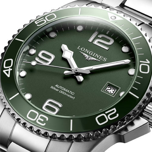 Longines Hydroconquest Green Matt Dial Men 41mm - view 2
