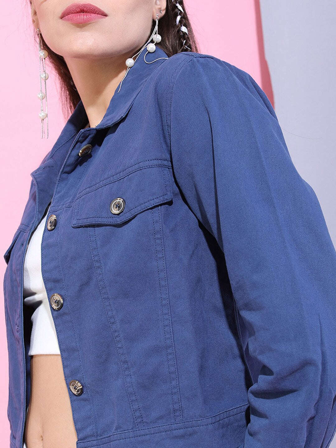 Freehand By The Indian Garage Co Women Trucker Jacket - view 2