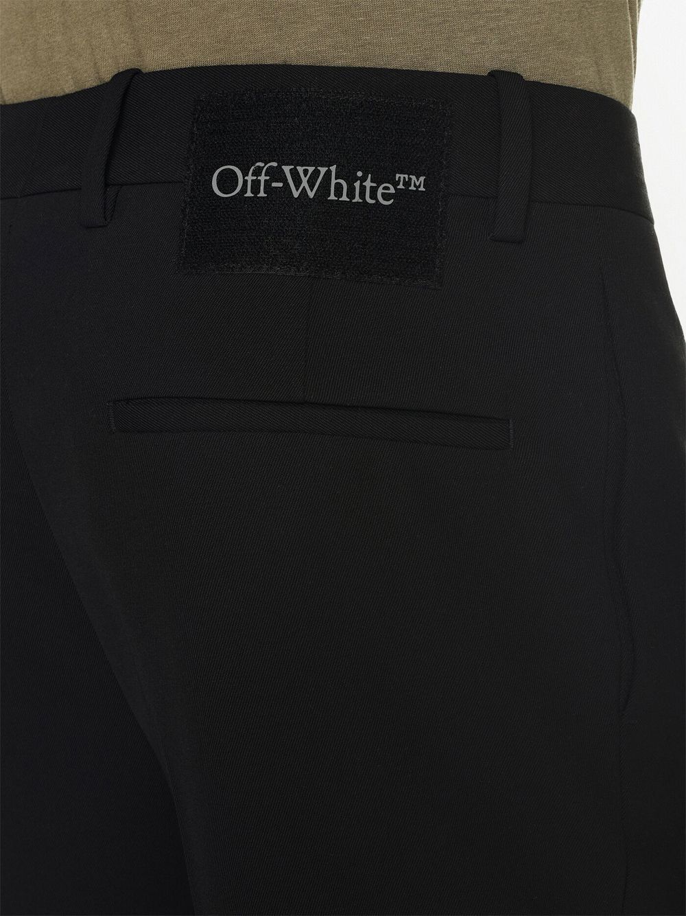 Off White Wool skinny trousers - view 3