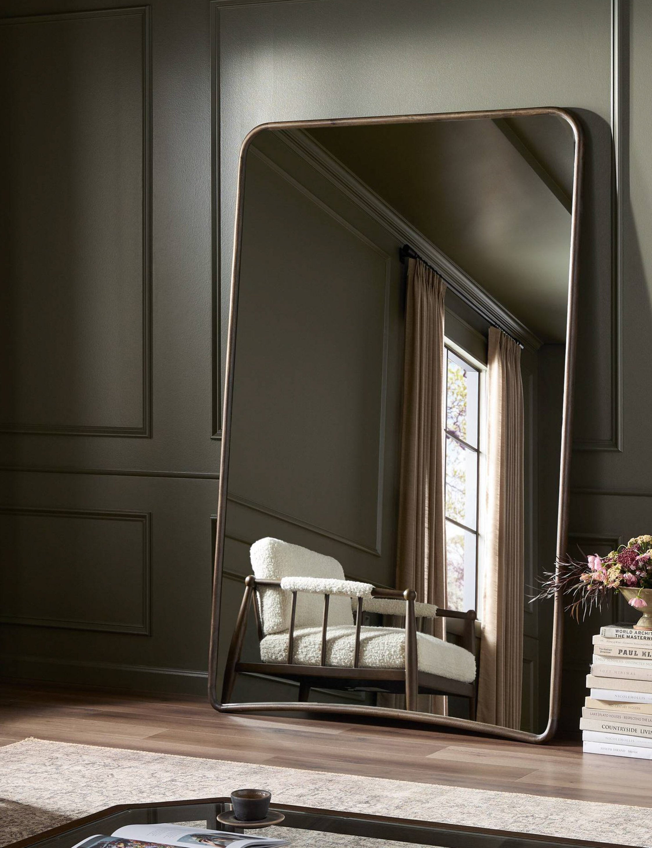 Lulu and Georgia Picart Floor Mirror – Walnut - view 2
