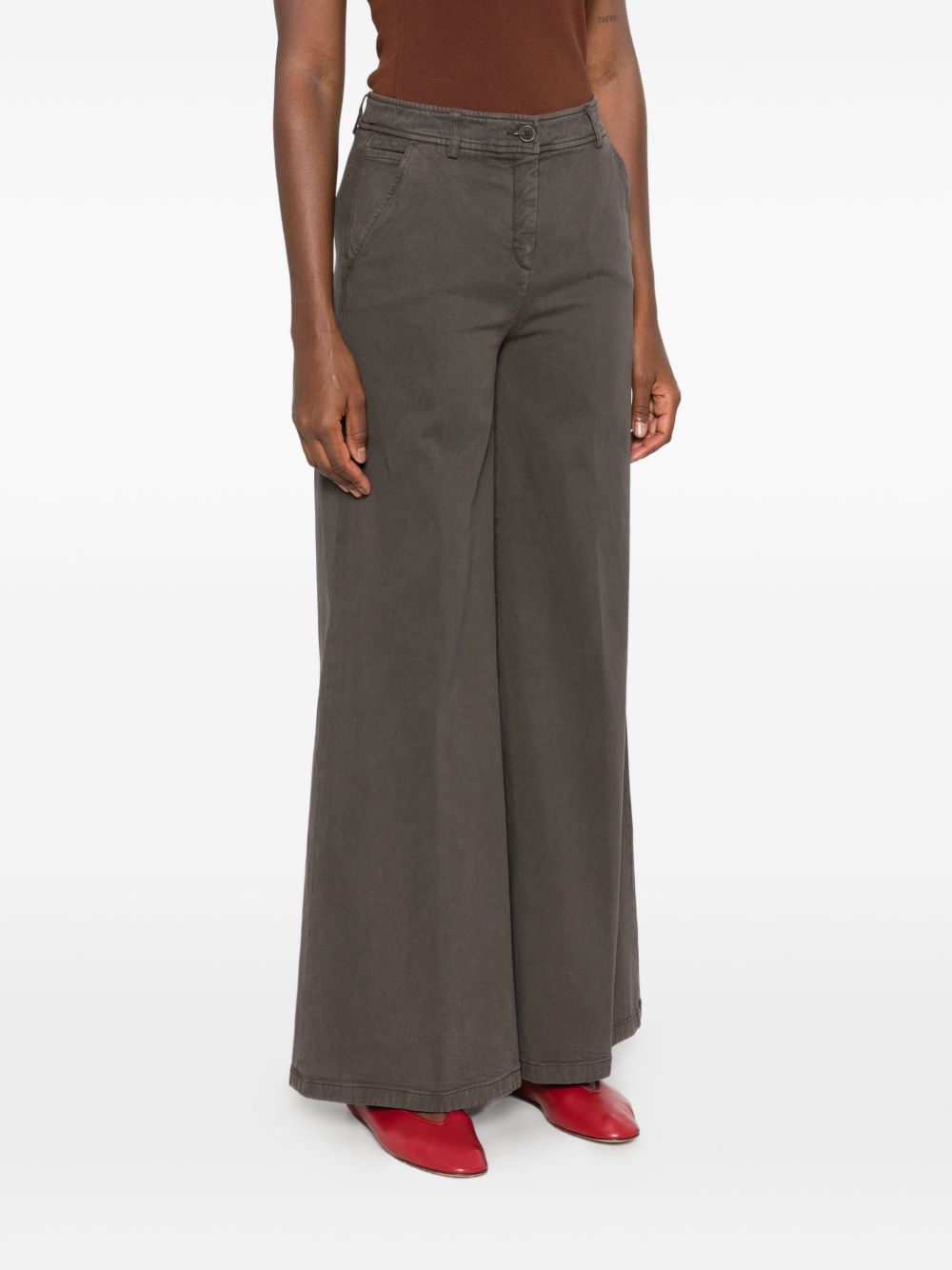 VIA MASINI 80 Trousers BROWN - view 2