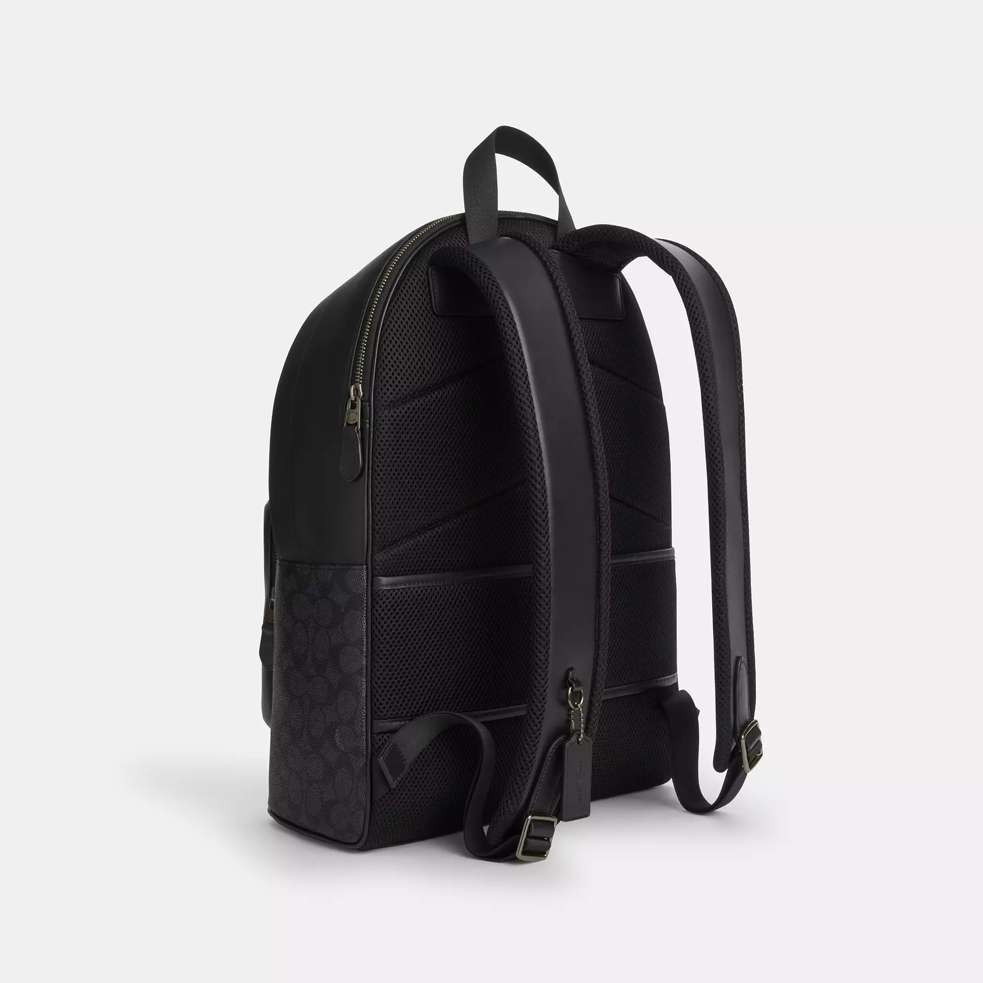 Coach West Backpack In Signature Canvas signature canvas/Gunmetal/Charcoal/Black - view 2