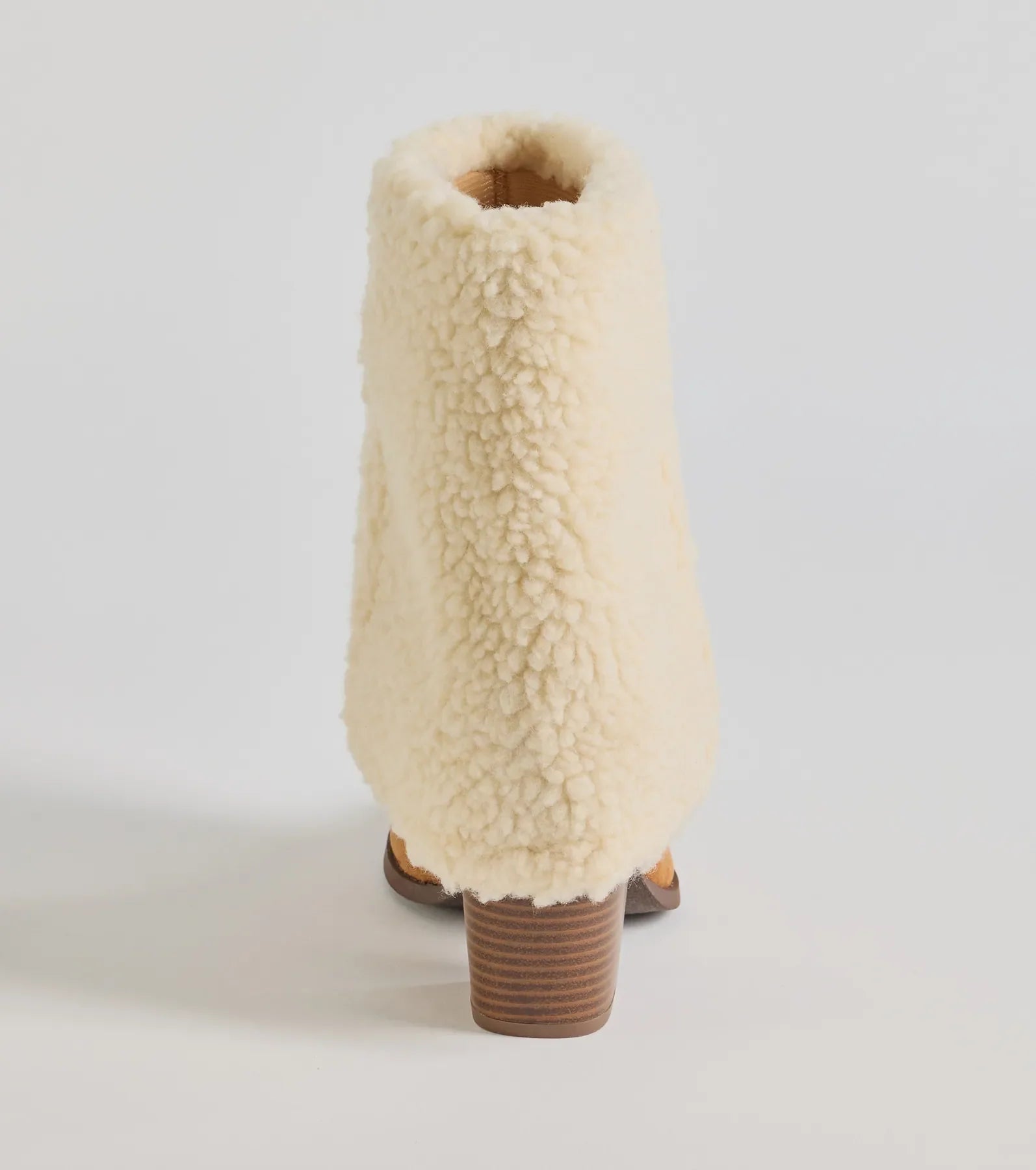 Windsor Cozy Vibes Faux Sherpa Foldover Booties - view 4