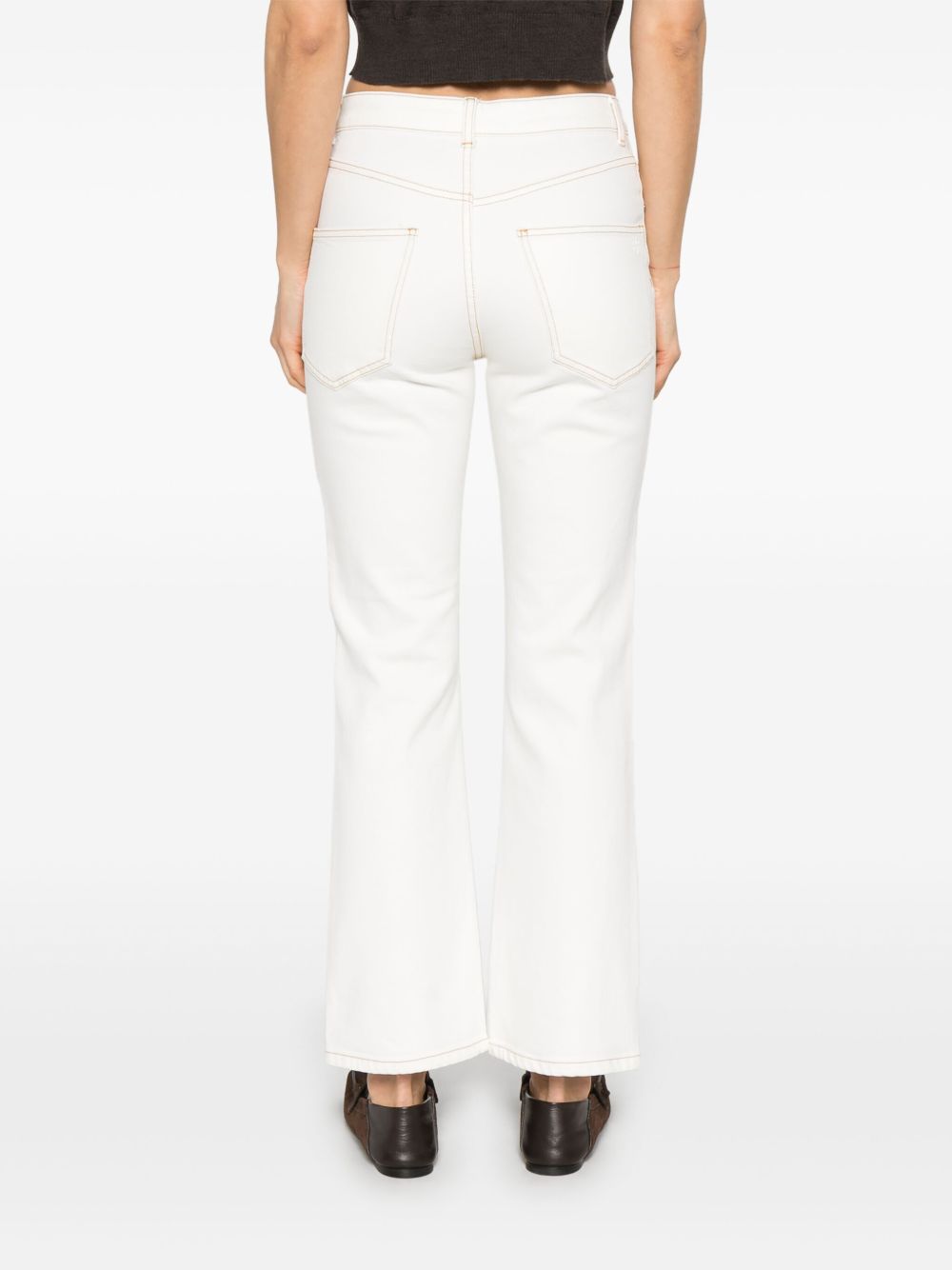 Tory Burch denim jeans - white – Cotton 98% Elastane 2% - view 5