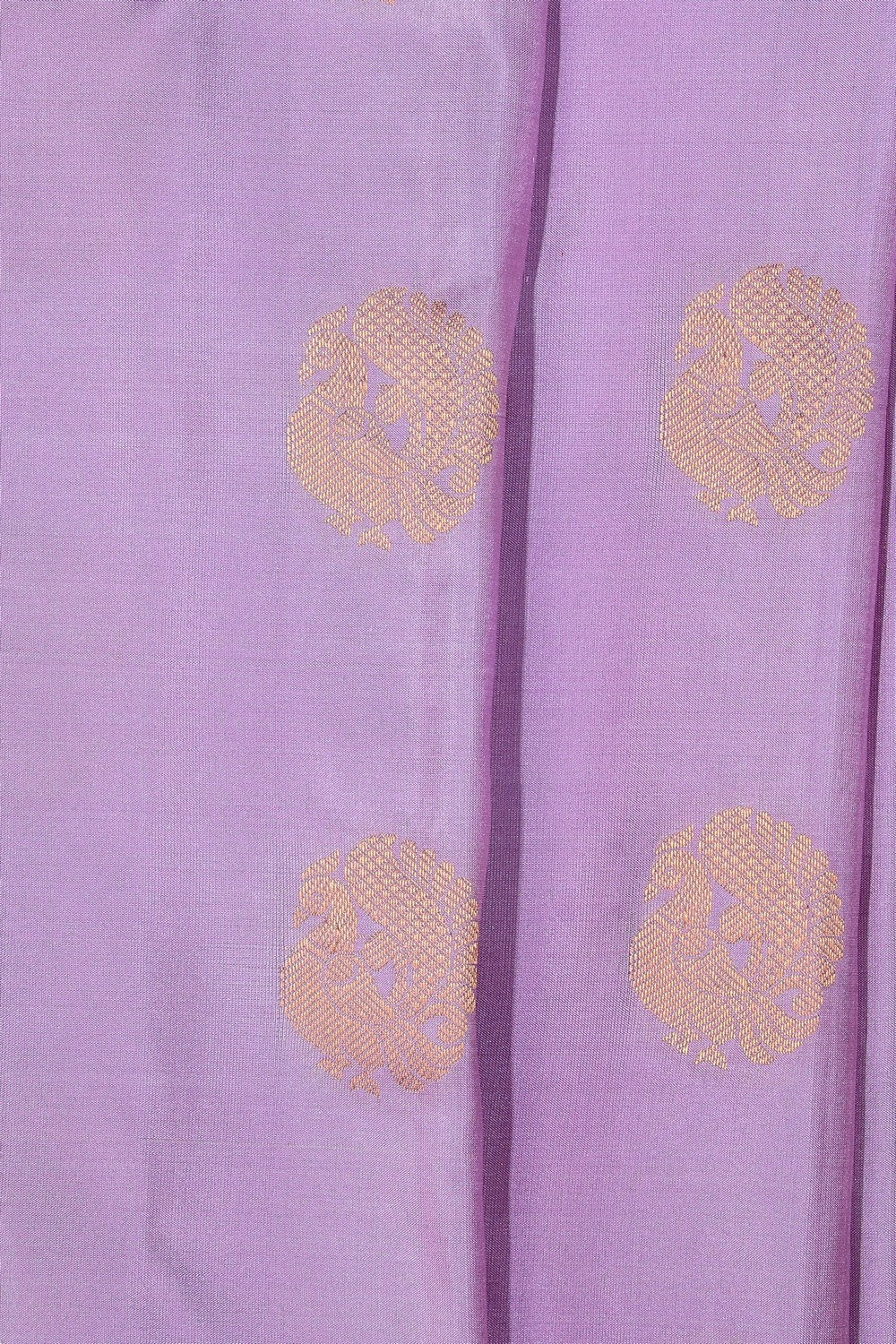 Kalanjali Gadwal Silk Lavender Purple Saree – Women's - view 2