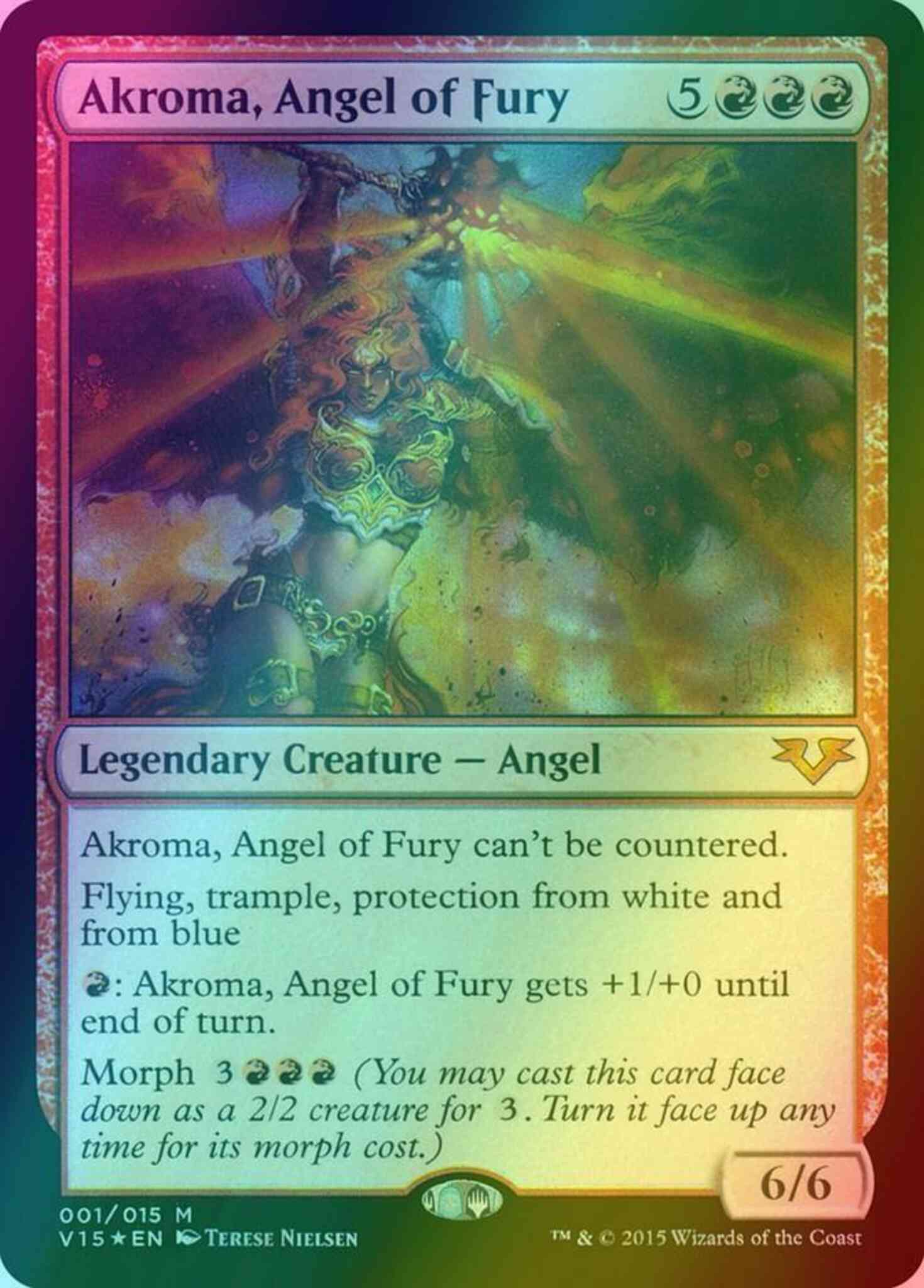 Magic Akroma, Angel of Fury [1] [From the Vault: Angels] [Foil]