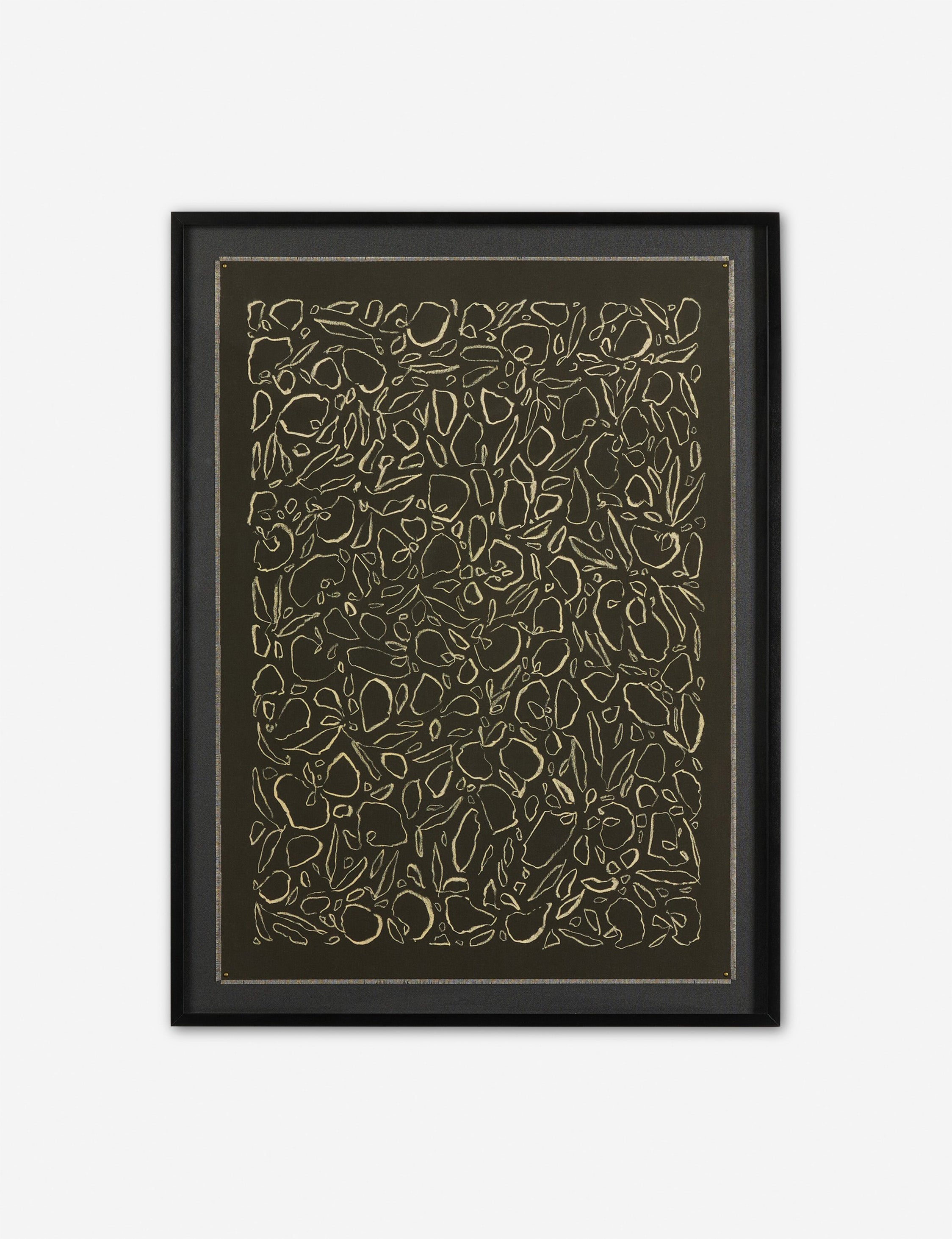 Lulu and Georgia Cream On Black Glimmer by Laurel-Dawn Latshaw