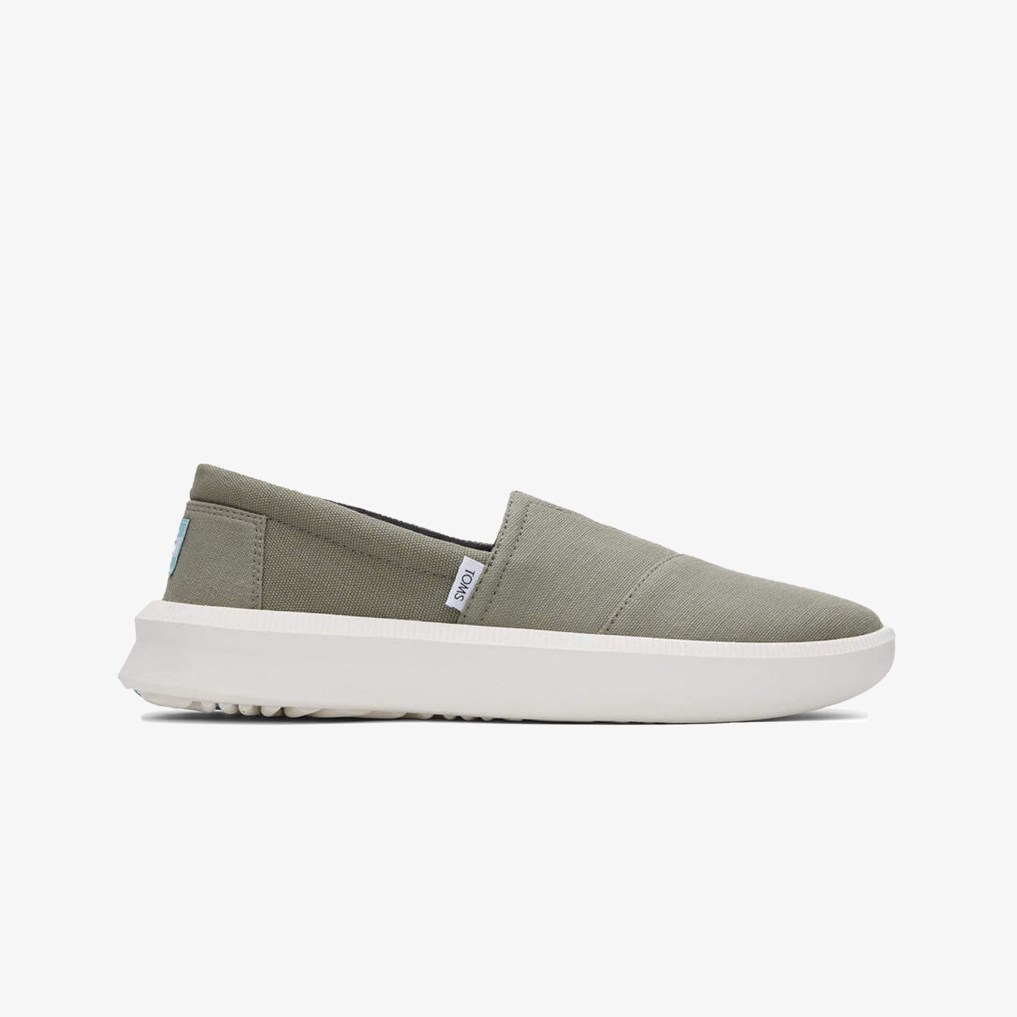 Toms | ROVER TRAINERS RECYCLED COTTON { VETIVER GREY - view 4