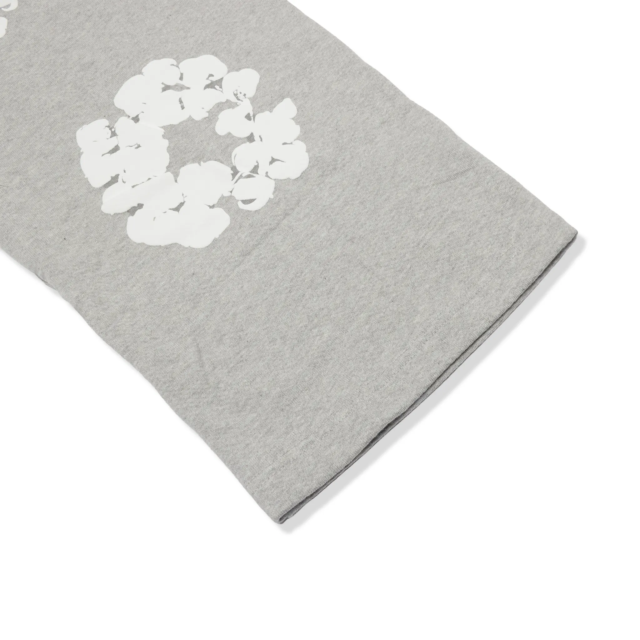 Denim Tears The Cotton Wreath Baggy Grey Sweatpants - view 3
