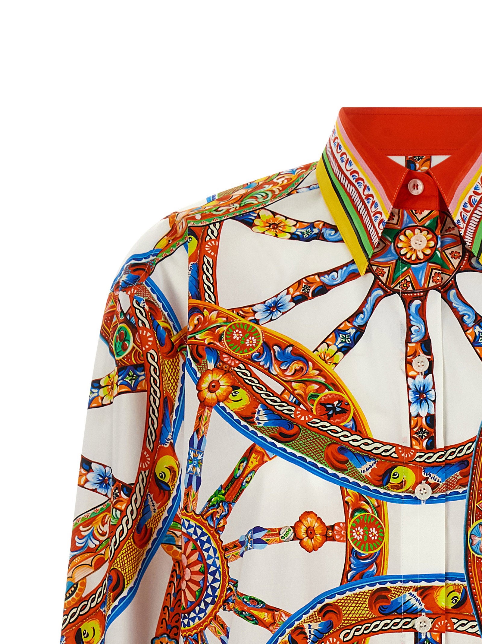 Dolce & Gabbana Carretto Shirt – 100% cotton - view 3