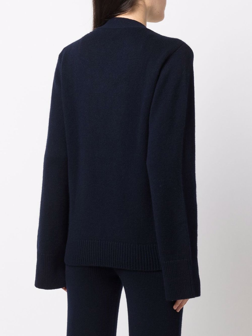 LISA YANG Sweaters NAVY – Cashmere 100 % - view 2