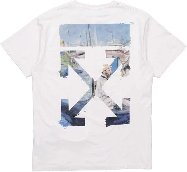 Cop Underdog Off-White Coloured Arrows White Oversized Tee