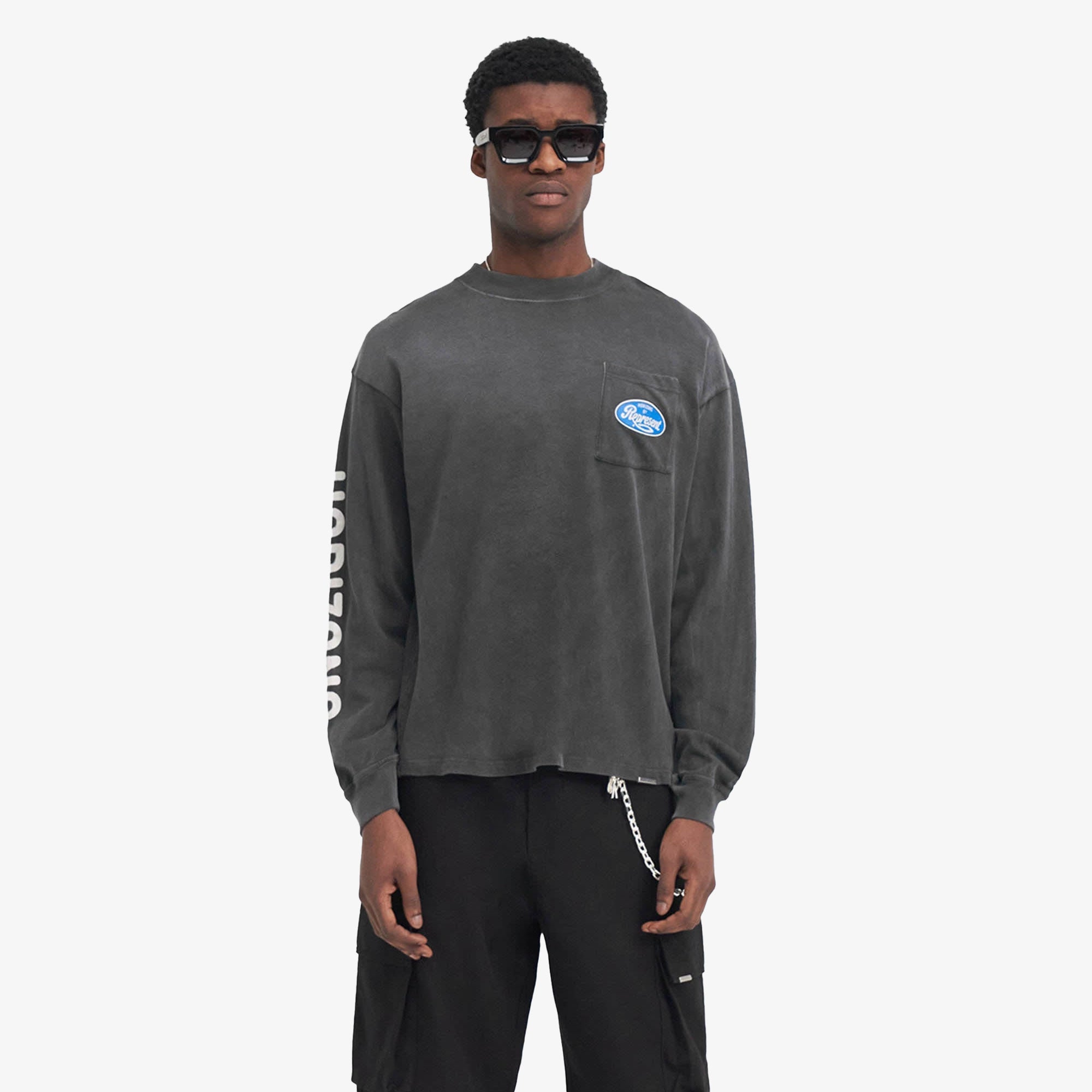 Represent | CLASSIC PARTS LONG SLEEVE { AGED BLACK