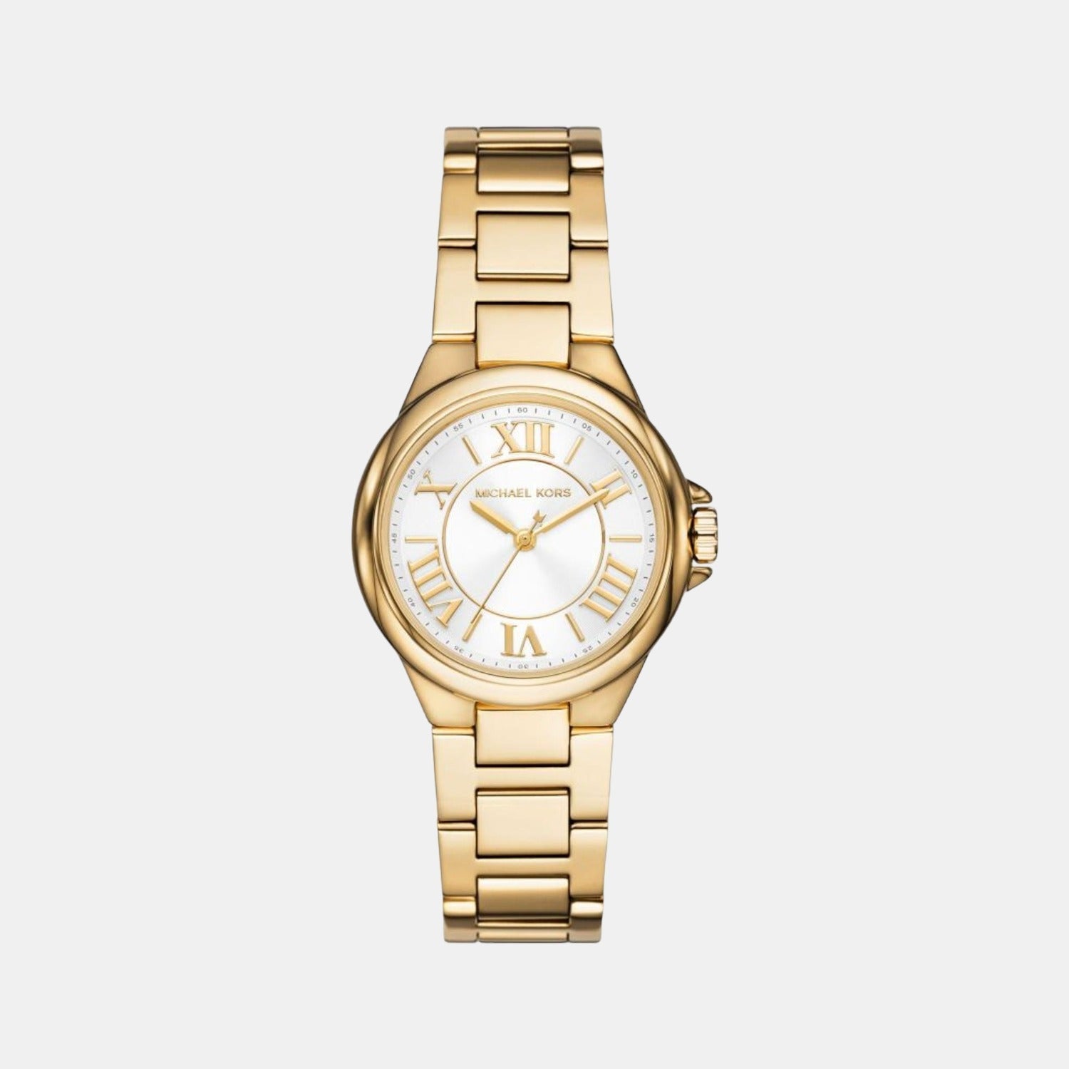 Michael Kors Camille Women Quartz White Dial Analog Stainless Steel Watch MK7255