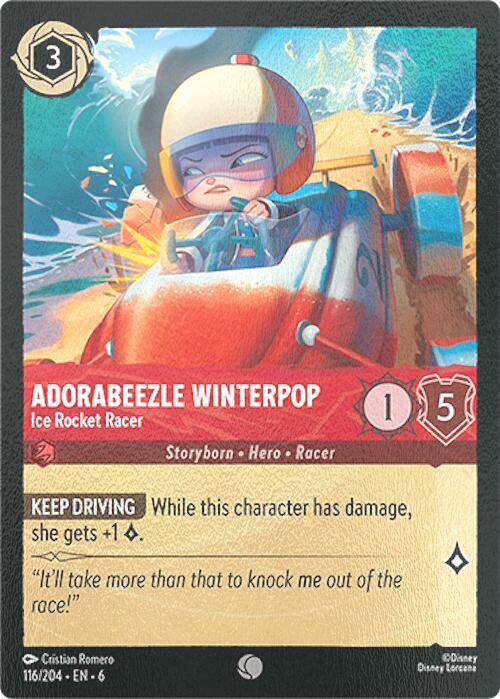 Lorcana Adorabeezle Winterpop - Ice Rocket Racer - 116/204 [Azurite Sea] [Cold Foil]