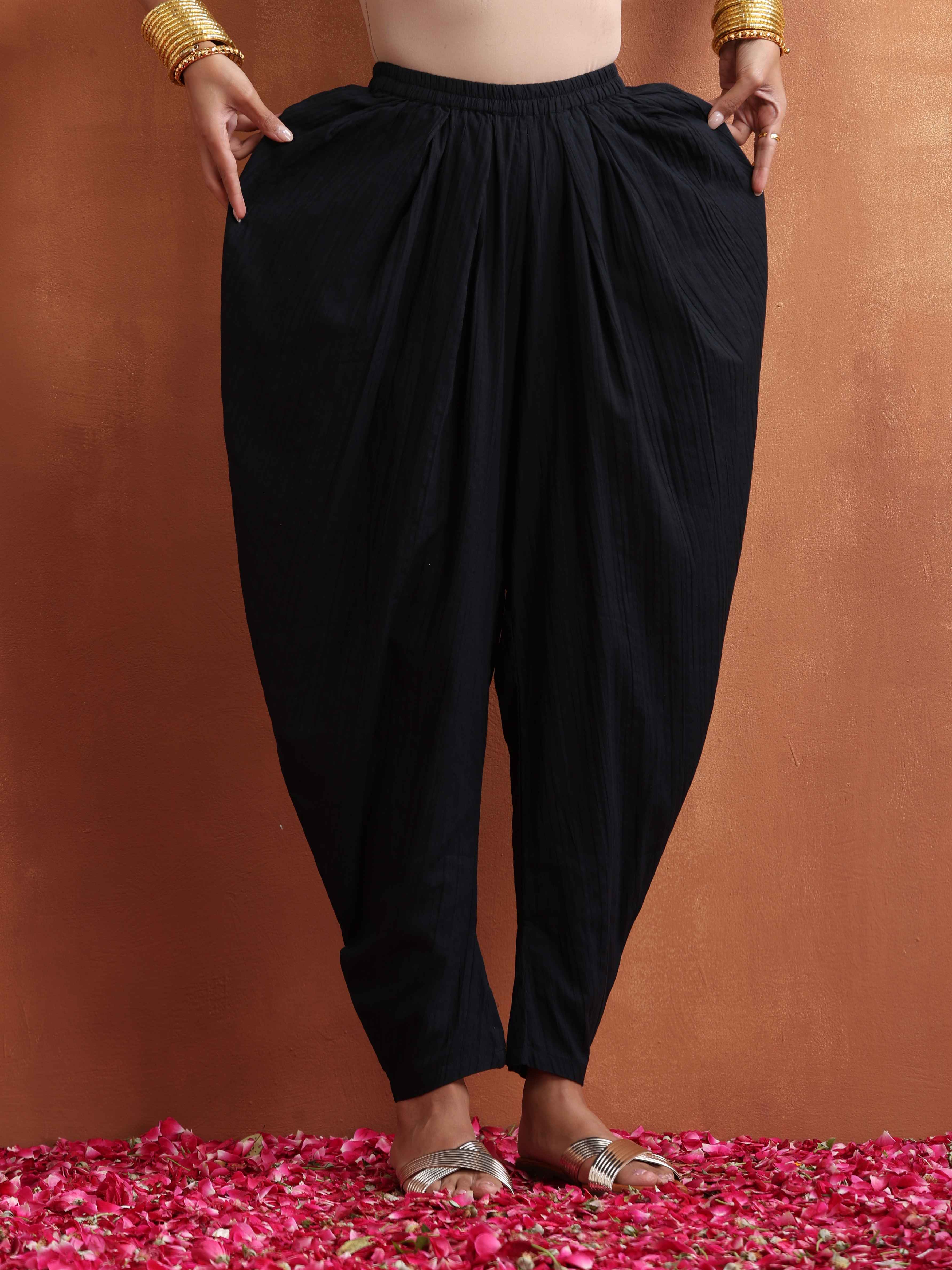 trueBrowns Black Cotton Co-ord Set - view 9