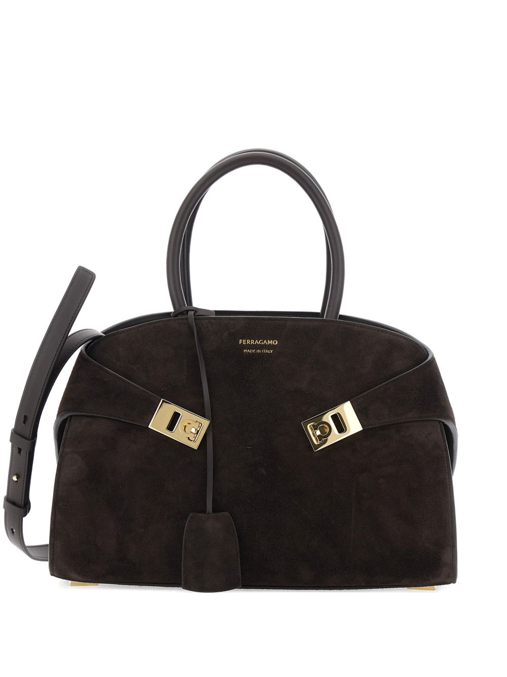 Ferragamo Hug Small Handbag – 80%Goat 20%Calf