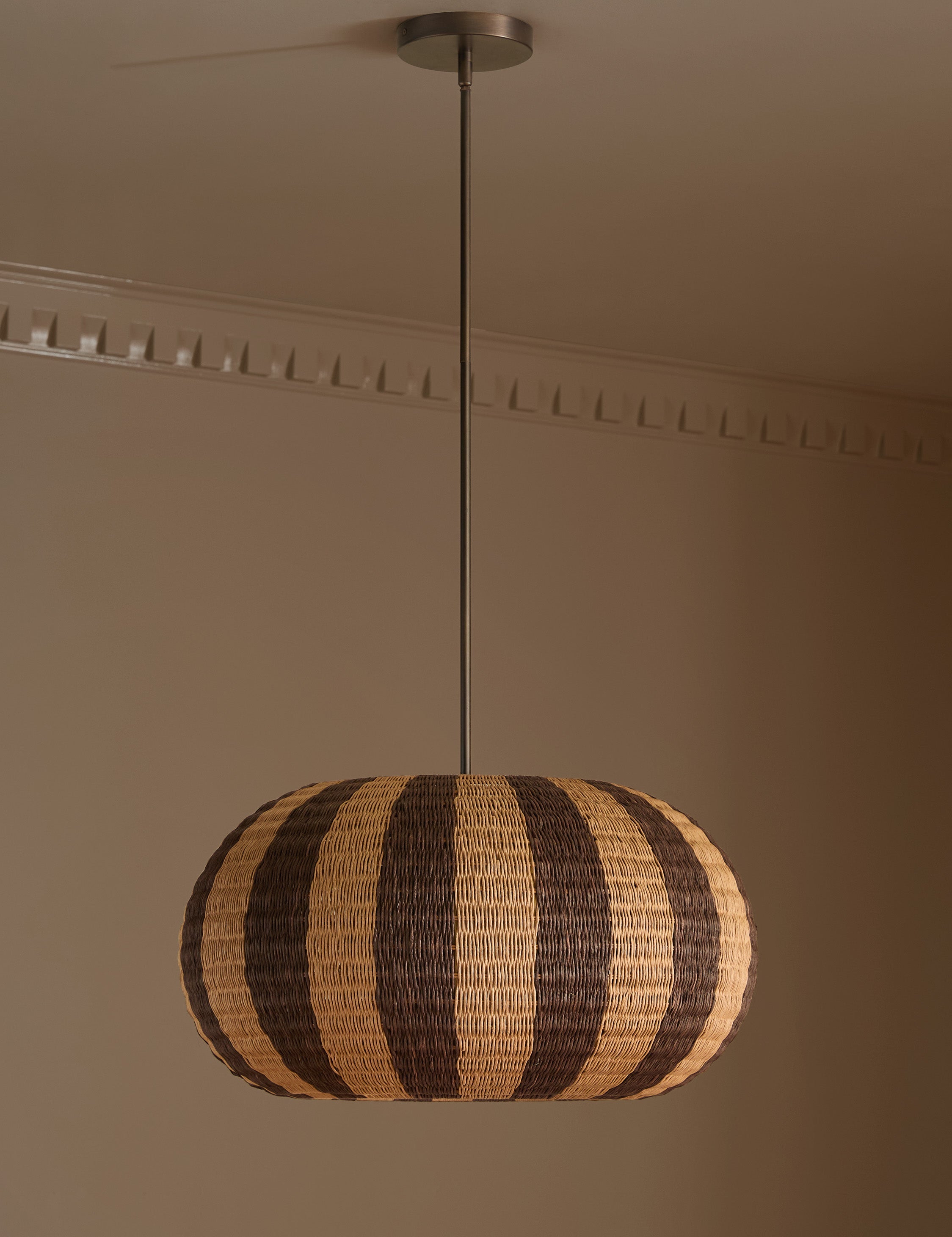 Lulu and Georgia Sellani Pendant Light – Natural Stripe