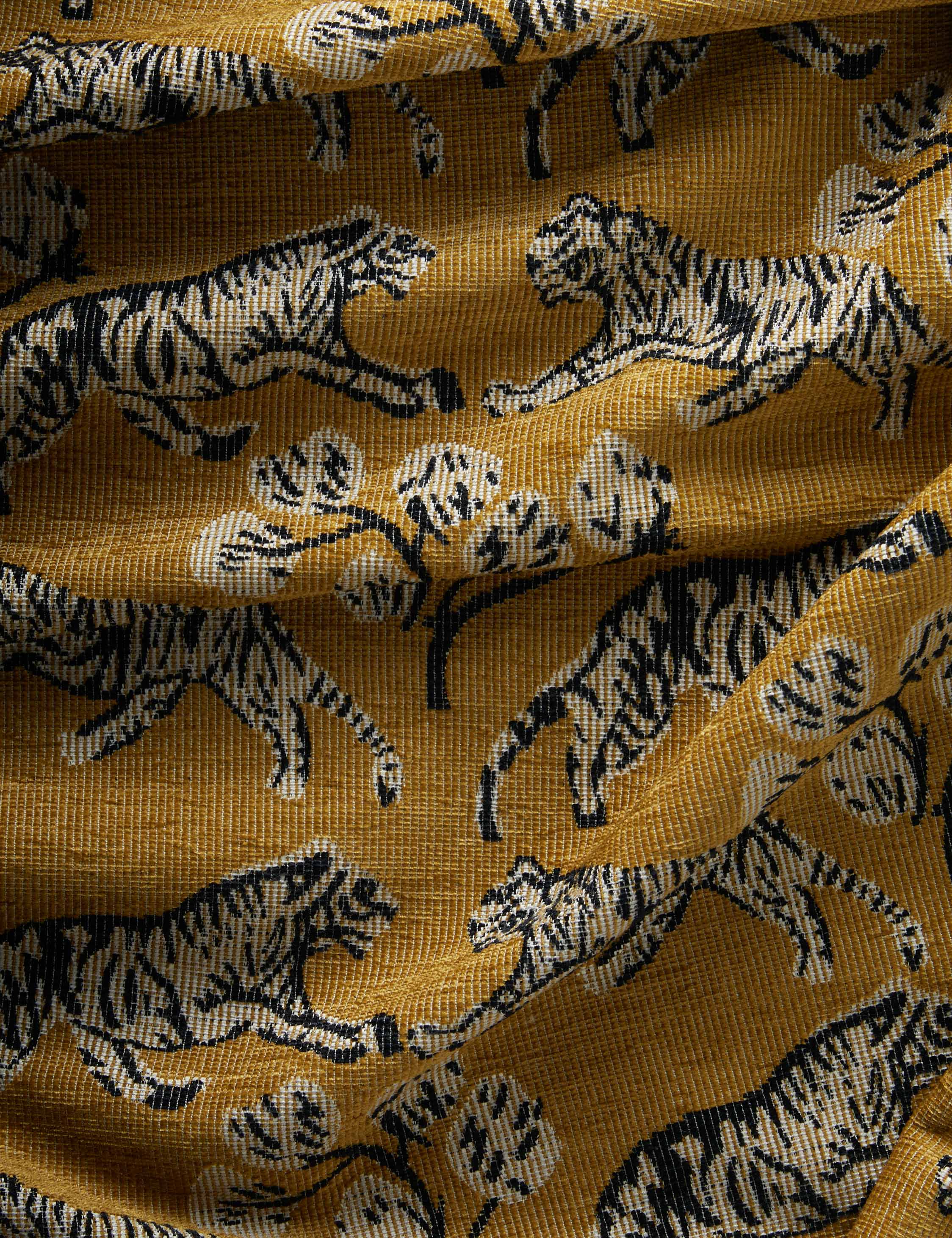 Lulu and Georgia Tiger Jacquard Fabric by Sarah Sherman Samuel - view 3