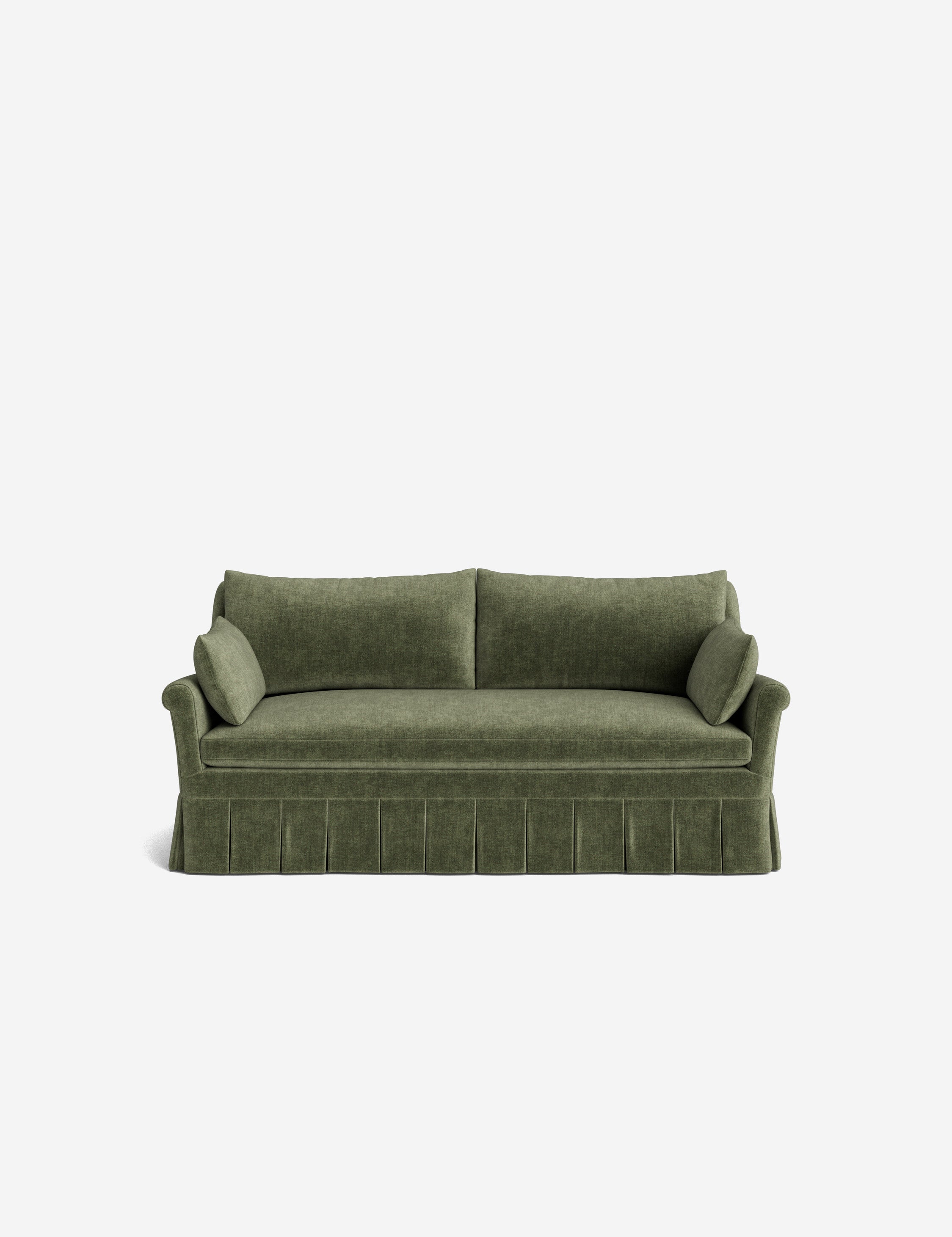 Lulu and Georgia Portola Rolled Arm Pleated Sofa - view 10