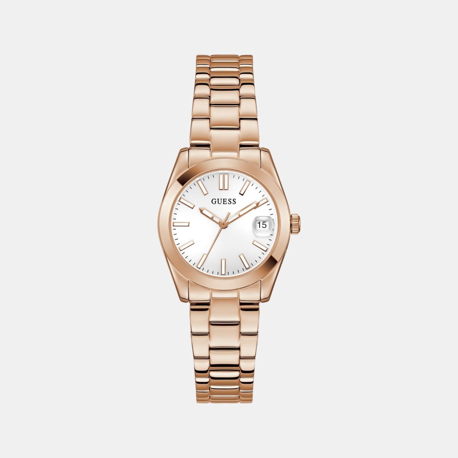 Guess Alice Women Quartz White Dial Analog Recycled Steel Watch GW0934L4