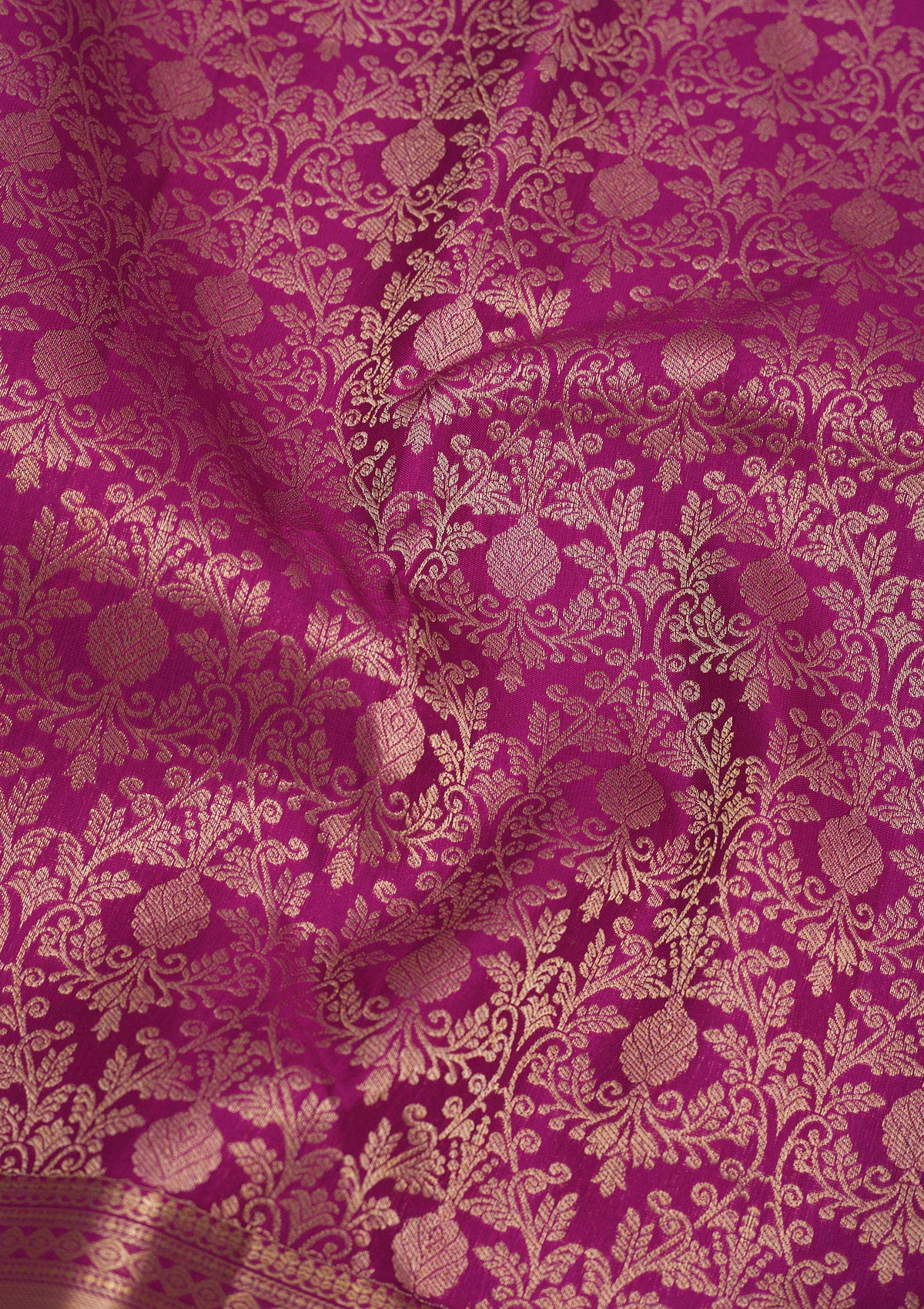 Koskii Purple Zariwork Pure Silk Saree – Women's - view 2