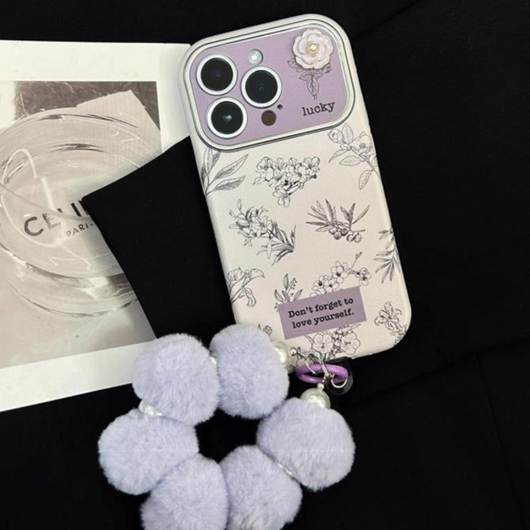 Peeperly Blossom Floral Delight Fusion Case with Charm