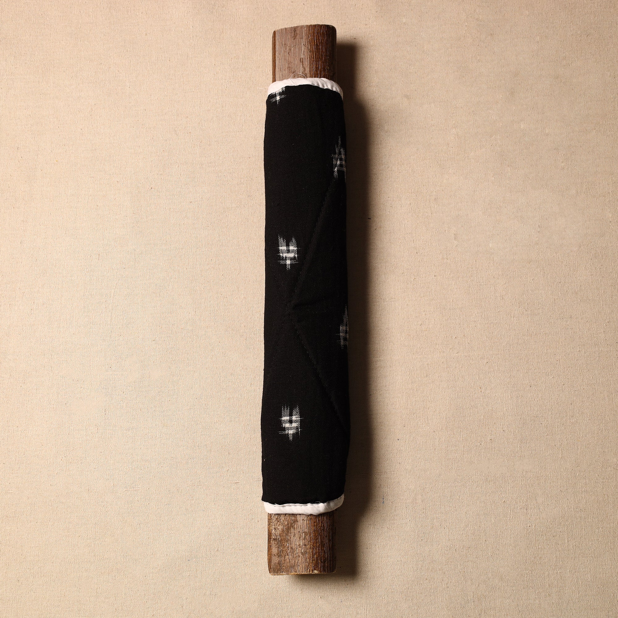 JALPARI Black - Handmade Cotton Fridge Handle Cover 04