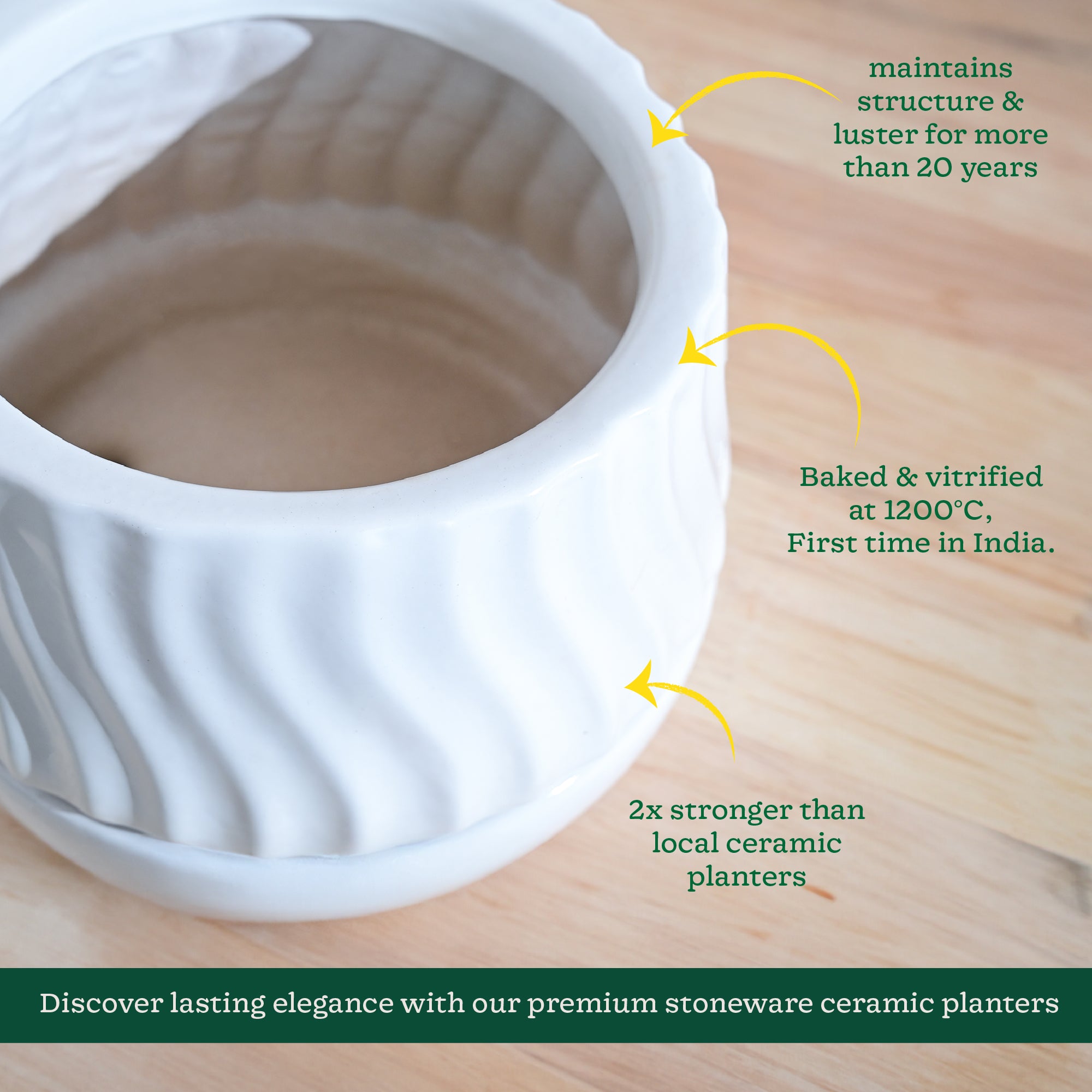 Ugaoo Fallen Angel Ceramic Planter - view 45