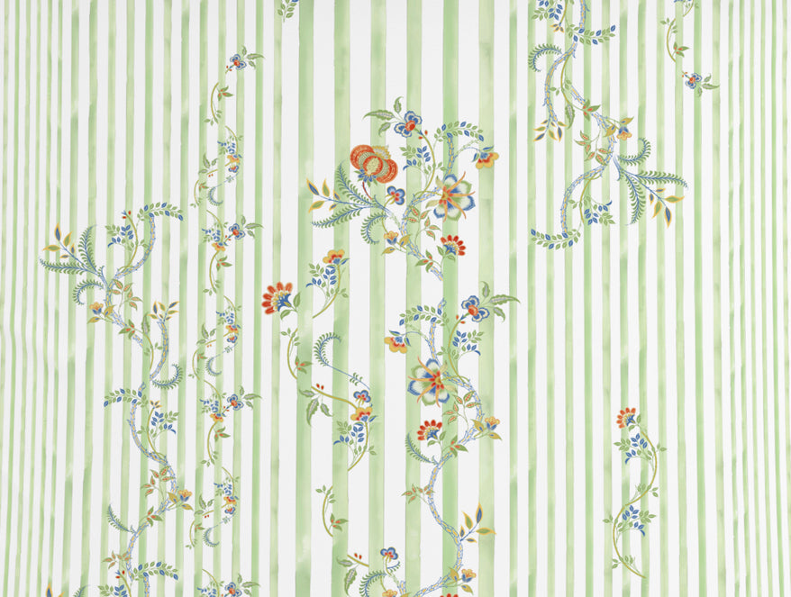 Spaces India Floral Light Green 100% Cotton King Size Bedsheet Organic Cotton - By Spaces - view 7
