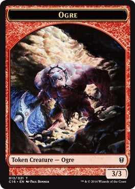 Magic Bird Token (07) // Ogre Token (13) [Commander 2016 Tokens] [Non-Foil] - view 2