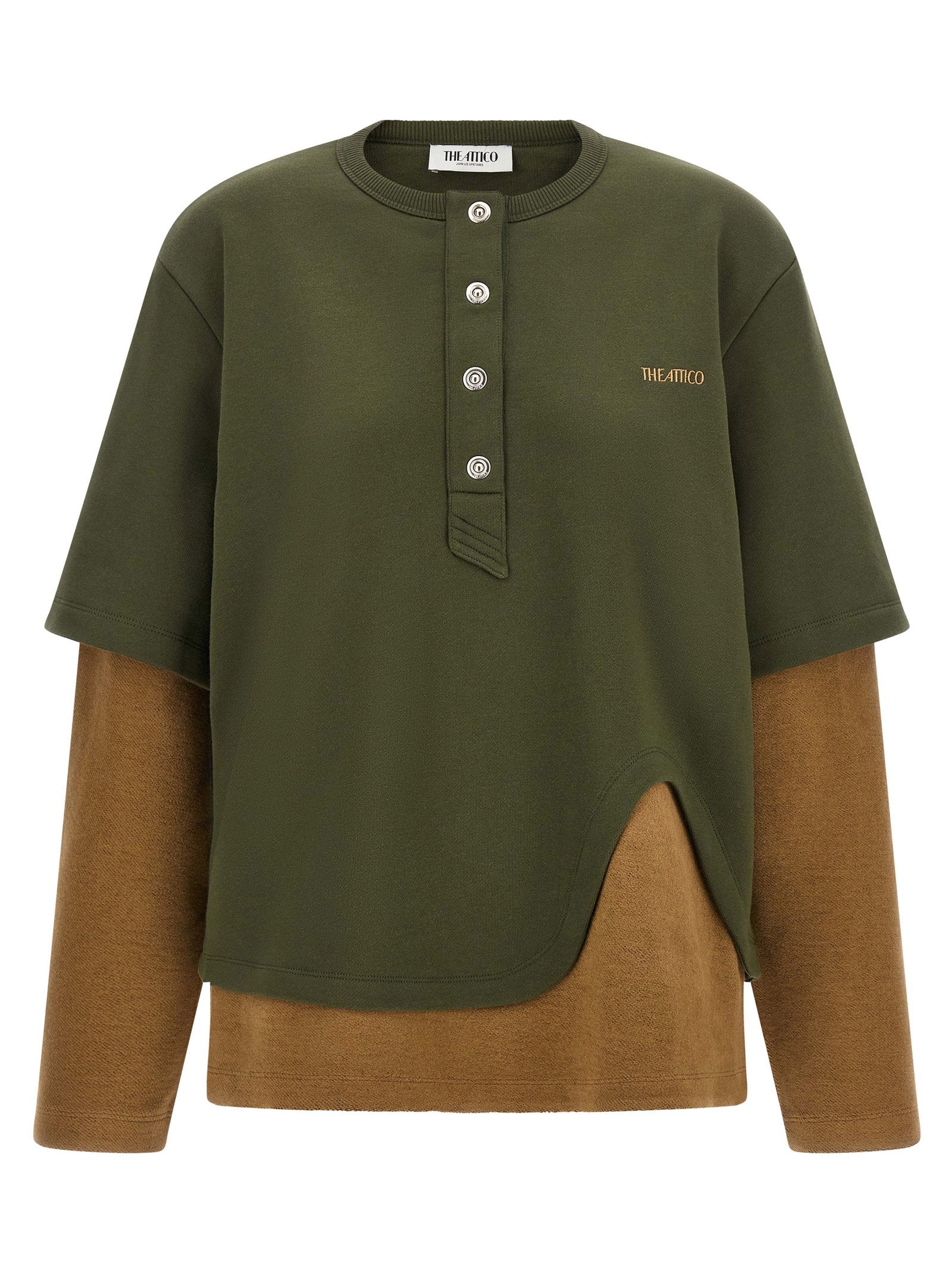 The Attico Trompe Loeil Sweatshirt – 100% cotton