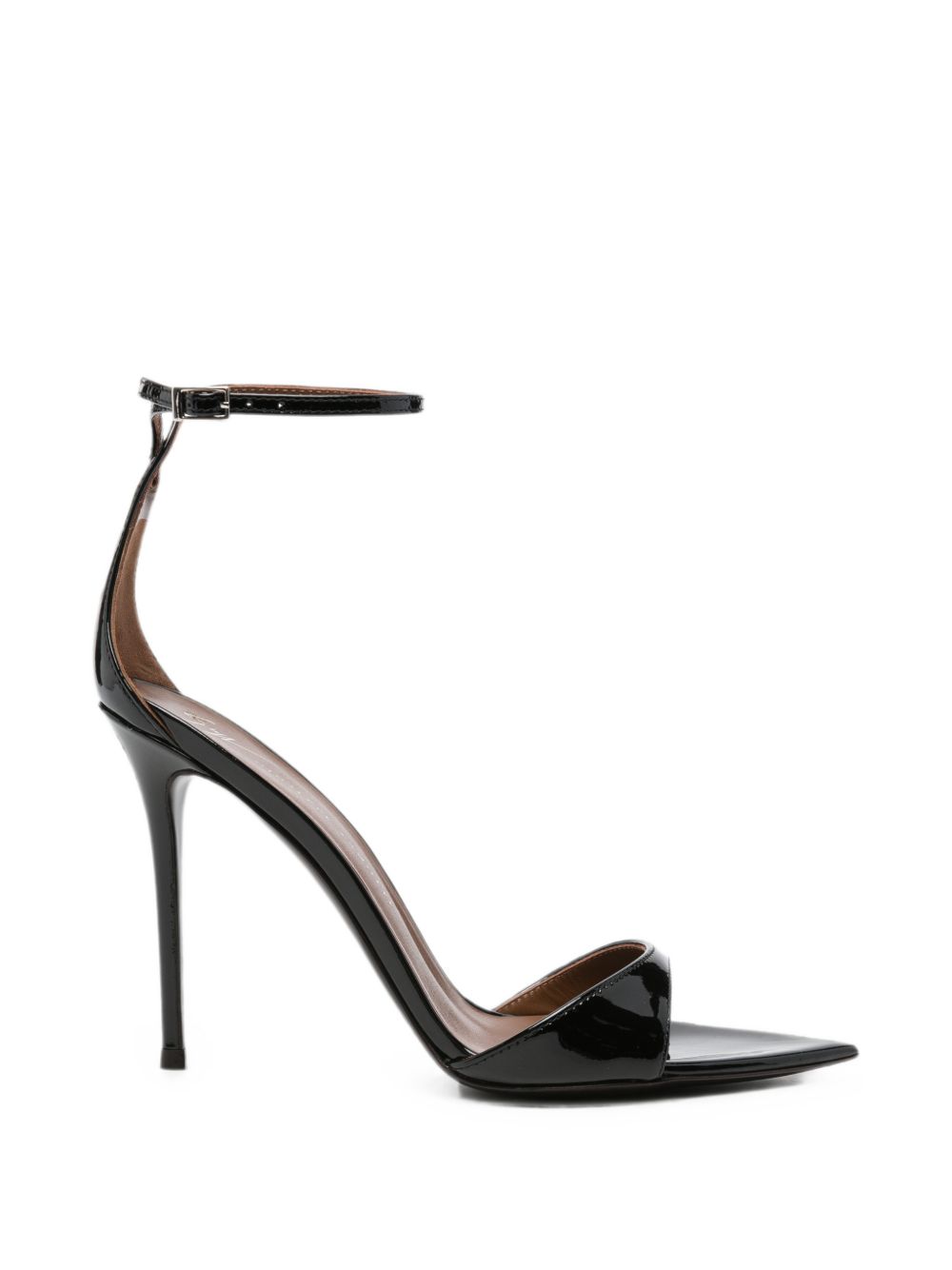 Giuseppe zanotti sandals, slides – Giuseppe Zanotti Sandals – Patent Calf Leather 100%