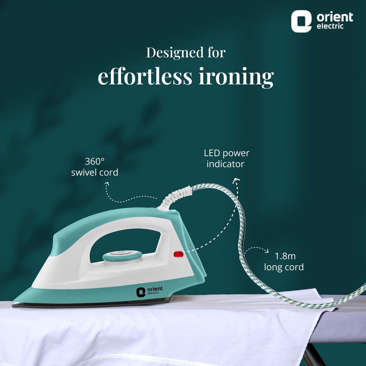Orient Electric Fabrijoy 1000W Non-Stick Dry Iron for Clothes - view 7