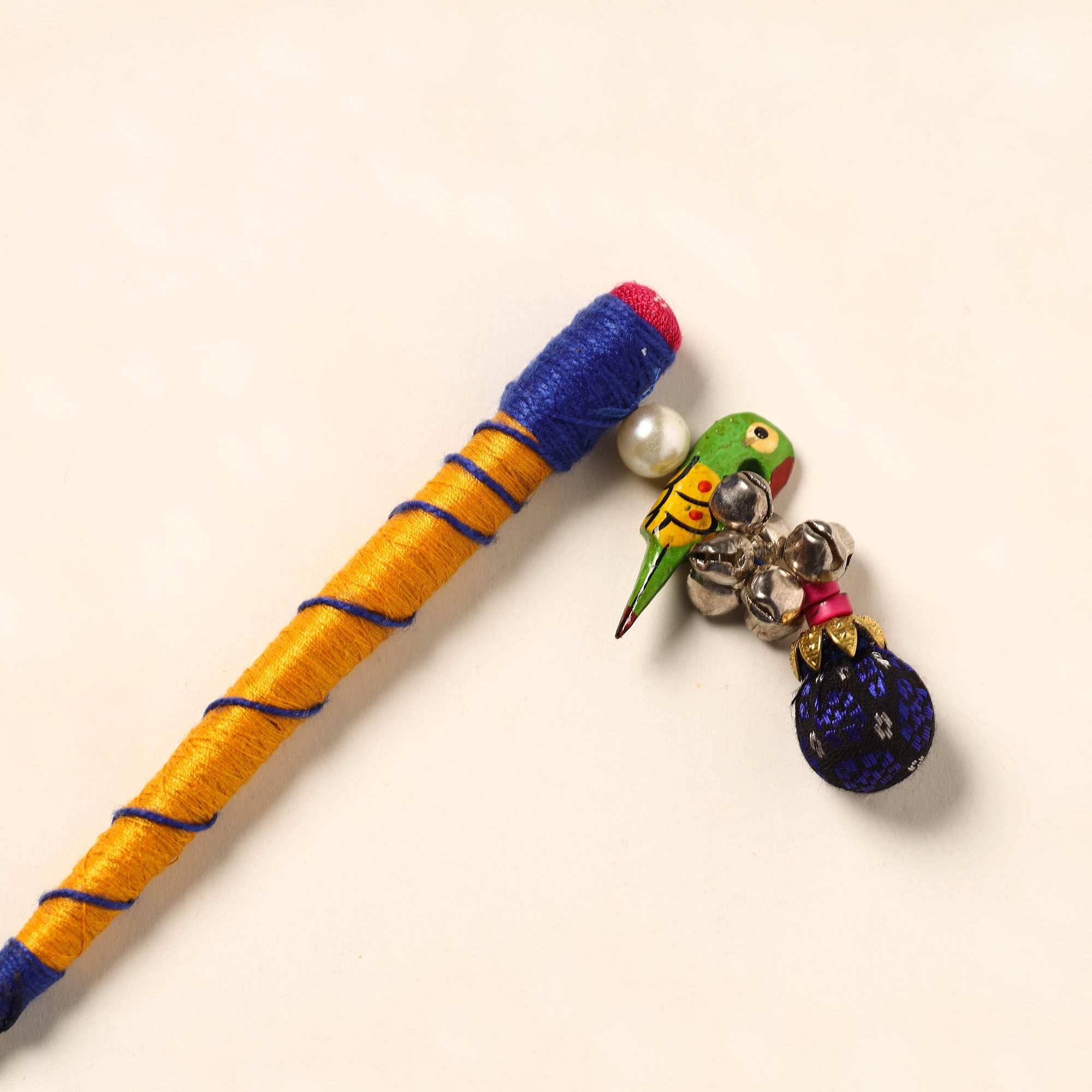 JALPARI Handmade Crochet Wooden Juda Stick 23 - view 2