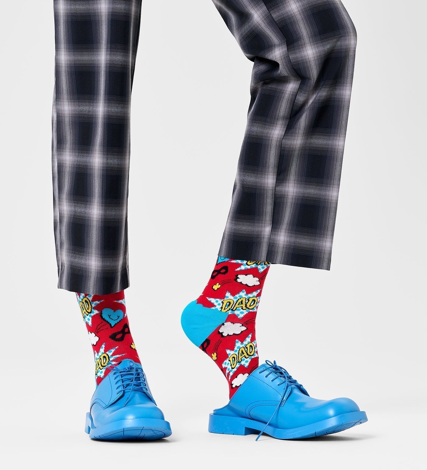 Happy Socks Unisex Dad Crew Length Socks for Women and Men - view 3