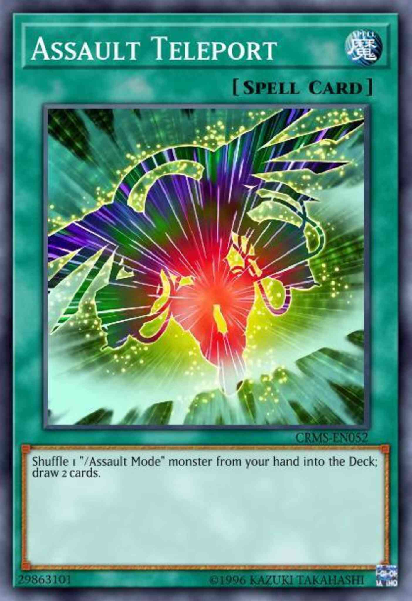 Yu-Gi-Oh! Assault Teleport - CRMS-EN052 - Common - 1st Edition