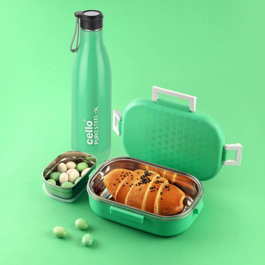 Cello Altro Neo Lunch Box & Water Bottle Set - view 6